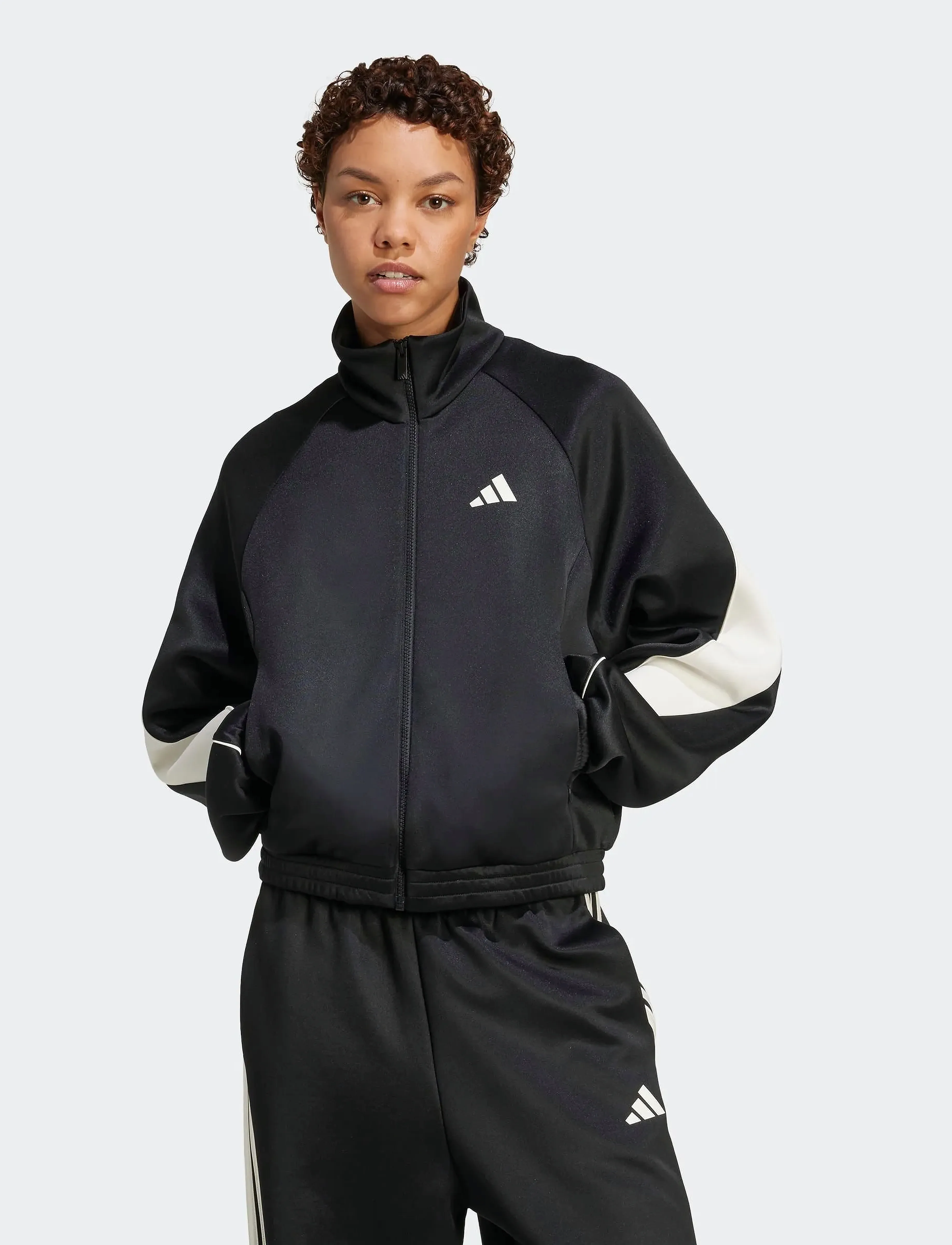 adidas Sportswear - W STADIUM TT - sportsjakker - black/owhite - 5