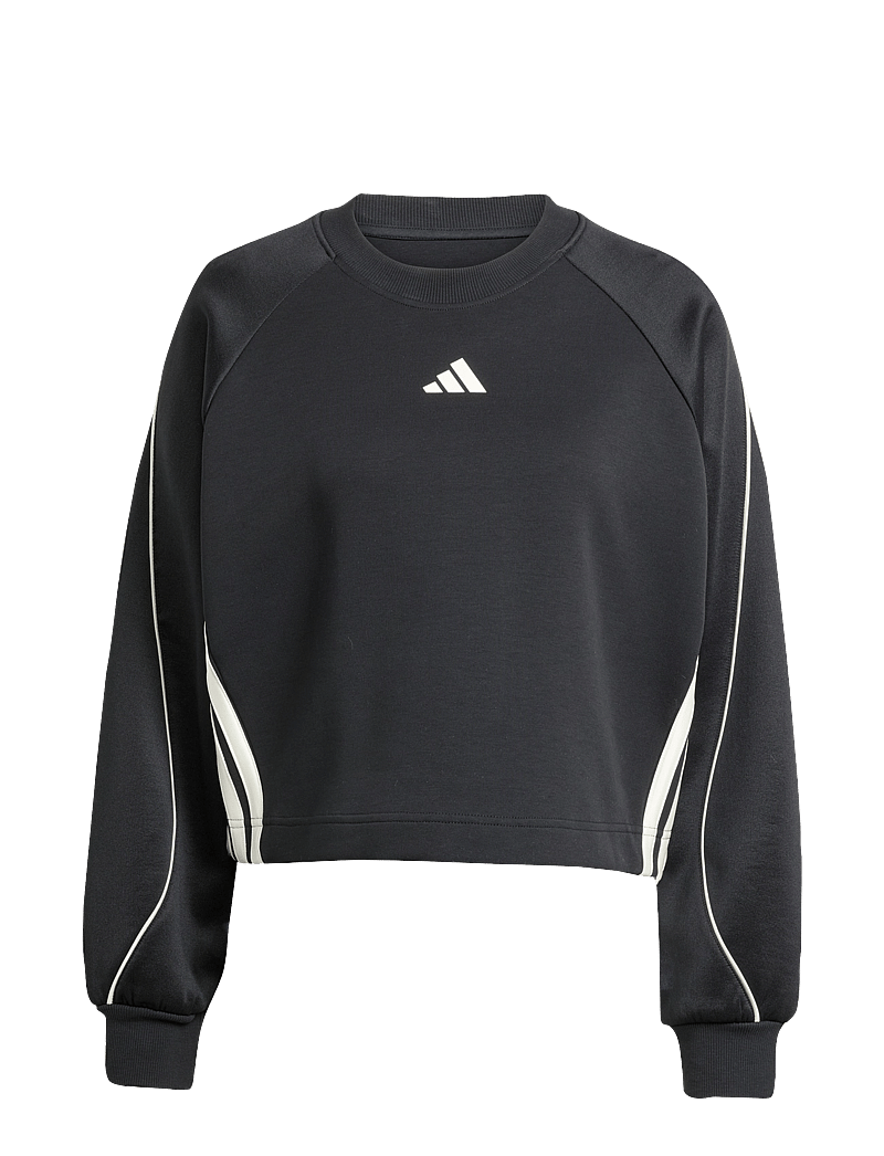 adidas Sportswear - W STADIUM SWT - sweatshirts - black/owhite - 1