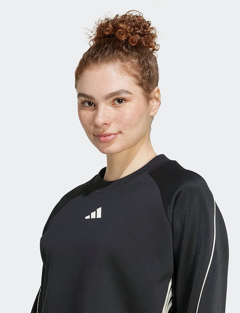 adidas Sportswear - W STADIUM SWT - sweatshirts - black/owhite - 3