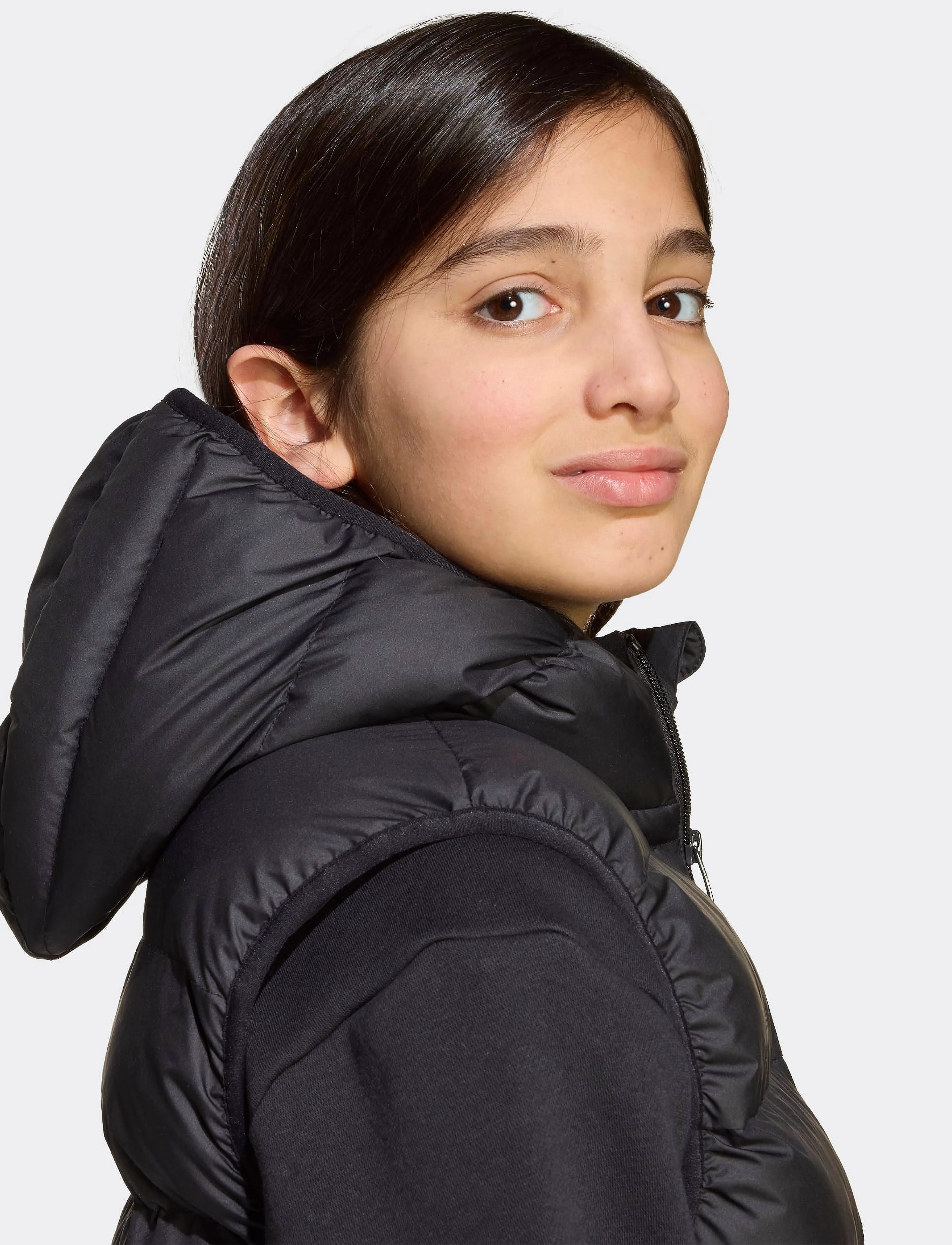 adidas Sportswear - J SD VEST - outerwear - black - 2