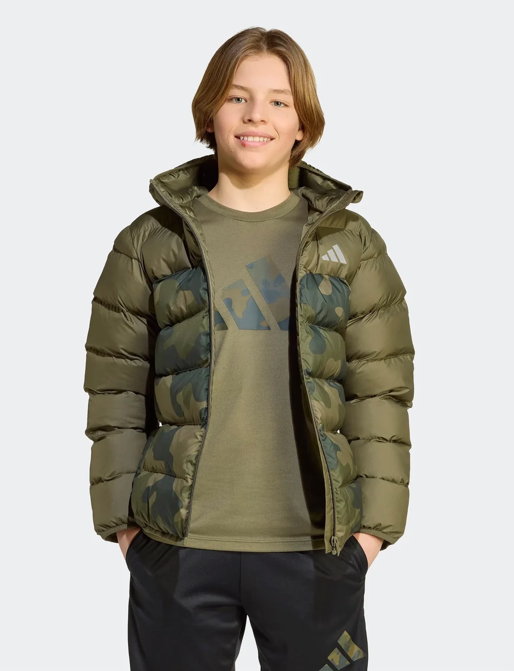 adidas Sportswear - J SD AOP JKT - isolierte jacken - olistr - 0