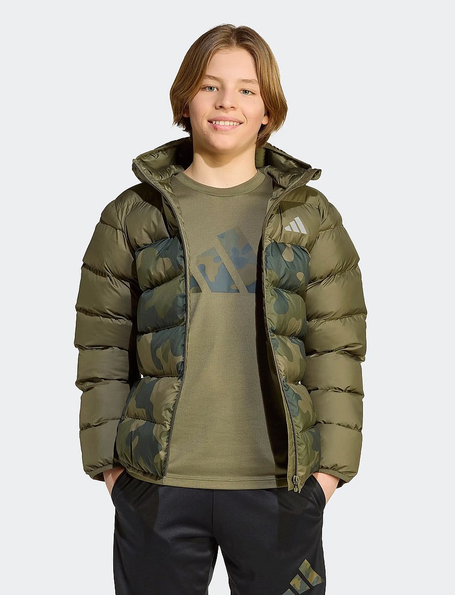 adidas Sportswear - J SD AOP JKT - isolerede jakker - olistr - 0