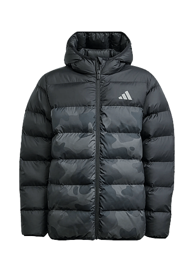 adidas Sportswear J SD AOP JKT - Odzież - BLACK / black
