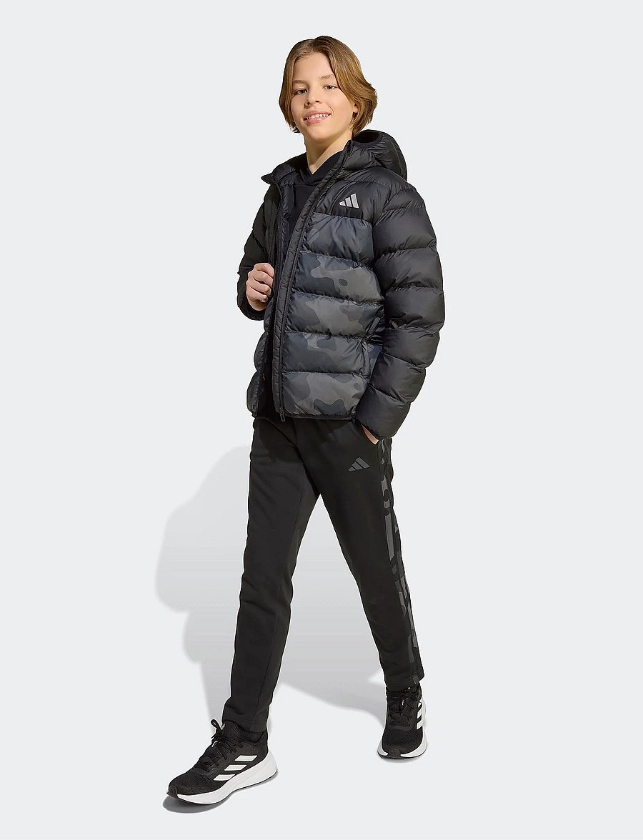 adidas Sportswear - J SD AOP JKT - striukės su izoliacija - black - 0