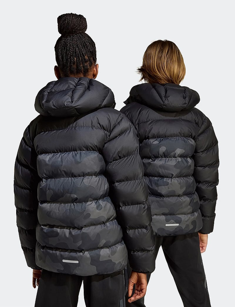 adidas Sportswear - J SD AOP JKT - isolerade jackor - black - 5