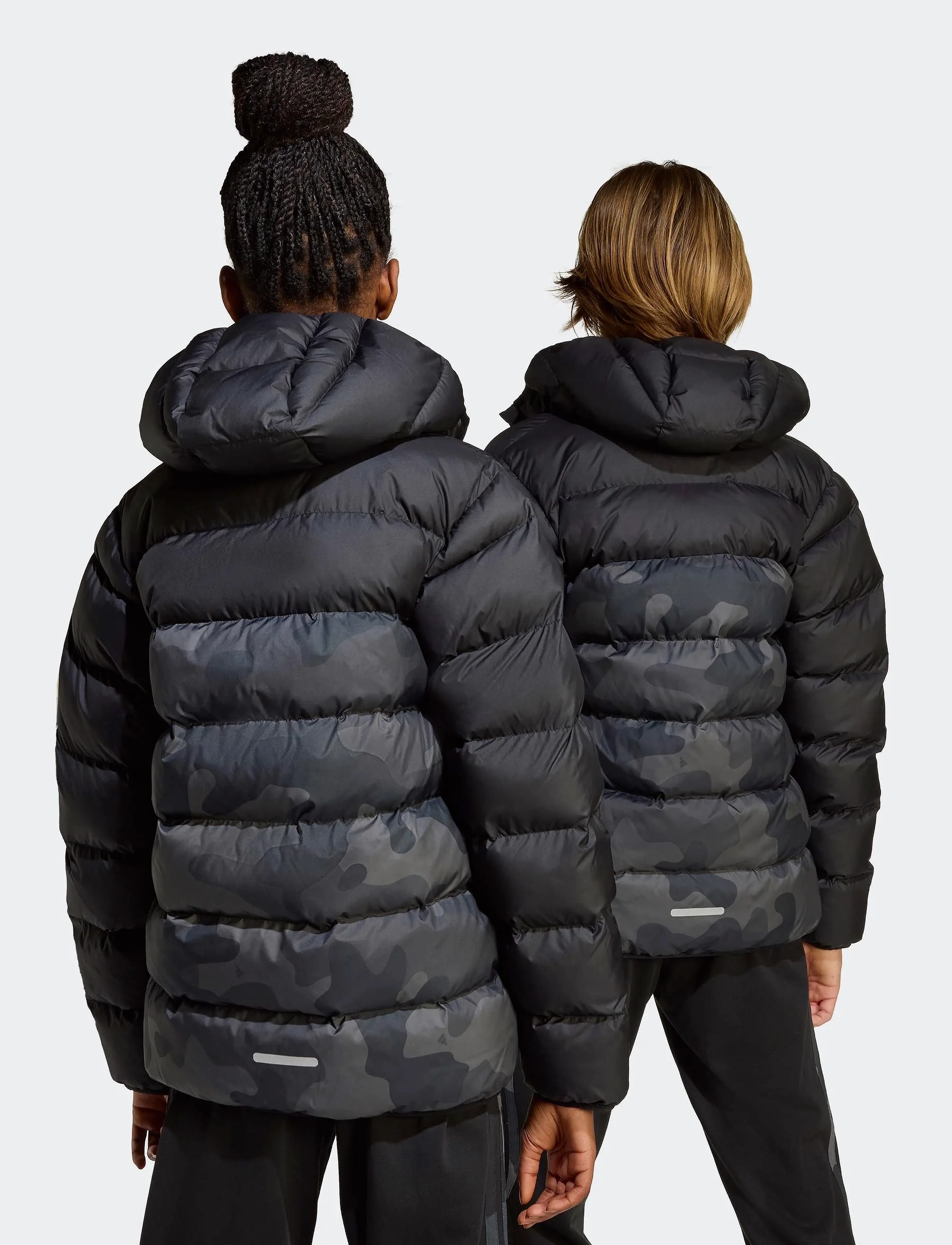 adidas Sportswear - J SD AOP JKT - striukės su izoliacija - black - 5