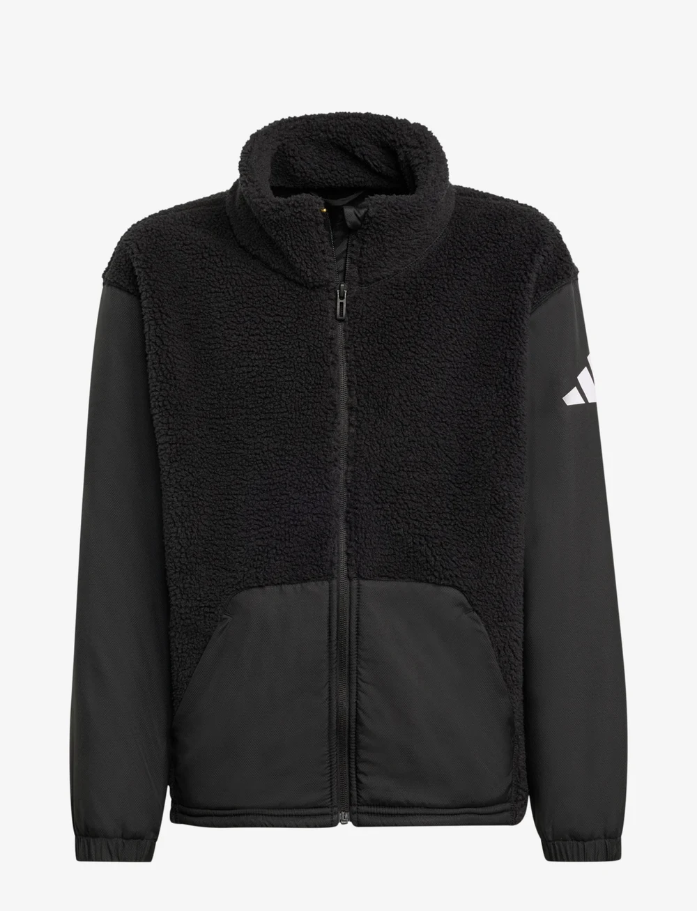 adidas Sportswear - J SHERPA JKT - isolerade jackor - black/white - 1