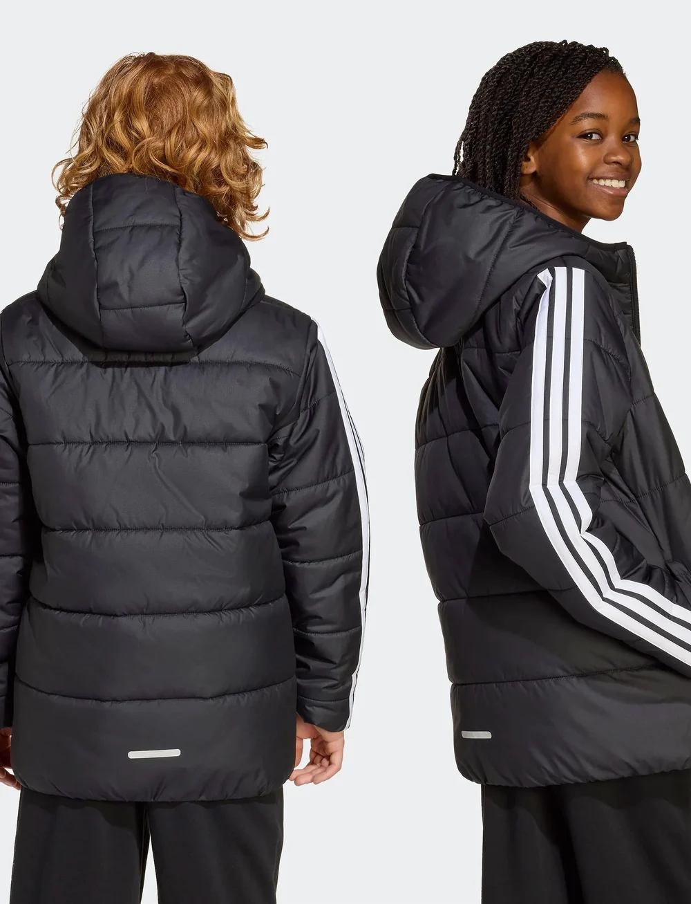 adidas Sportswear - J ESS 3S JKT - isolerade jackor - black/white - 4