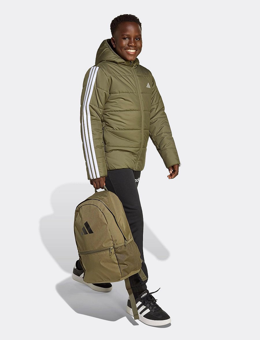 adidas Sportswear - J ESS 3S JKT - isolierte jacken - olistr/white - 0