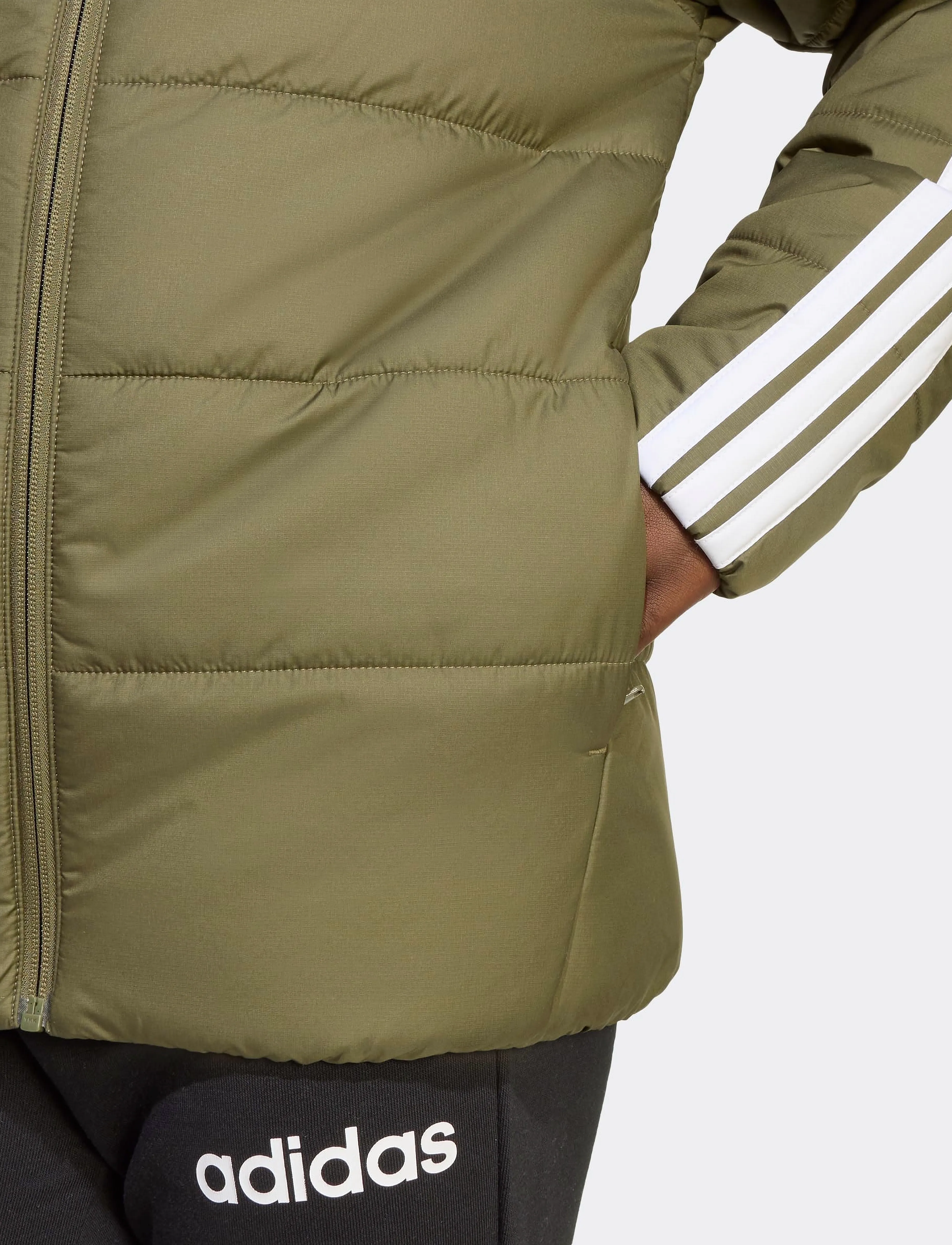 adidas Sportswear - J ESS 3S JKT - isolierte jacken - olistr/white - 5
