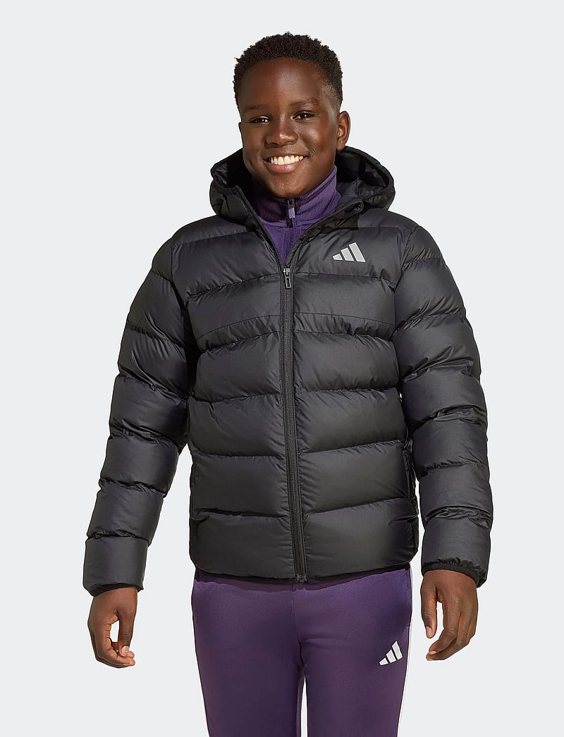 adidas Sportswear - J SD JKT - jakas ar siltu oderi - black/black/black - 0