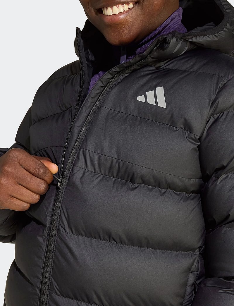 adidas Sportswear - J SD JKT - jakas ar siltu oderi - black/black/black - 5