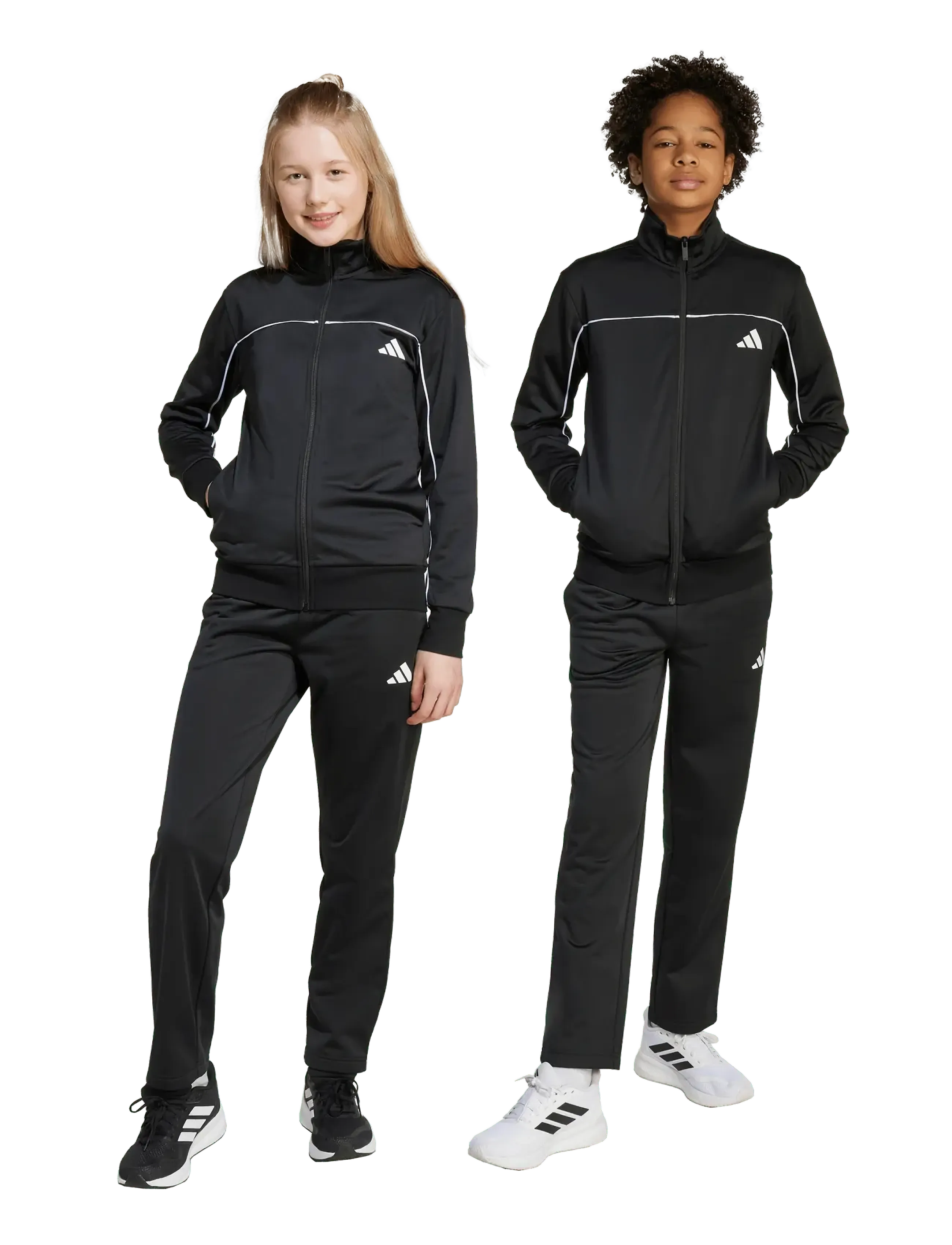 adidas Sportswear - J CP TR TS - trainingsanzug - black/white - 4