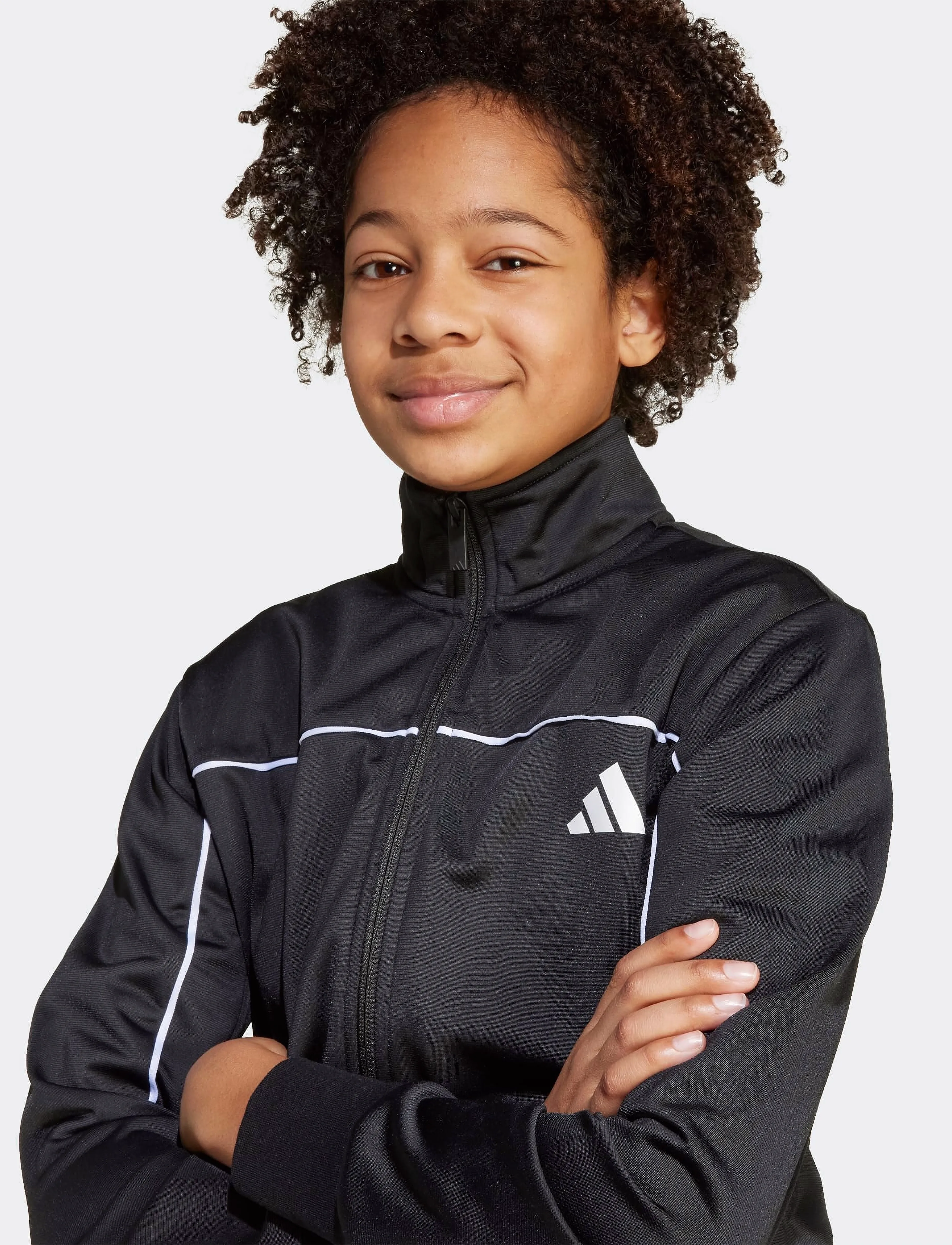 adidas Sportswear - J CP TR TS - joggingset & tvådelade set - black/white - 4