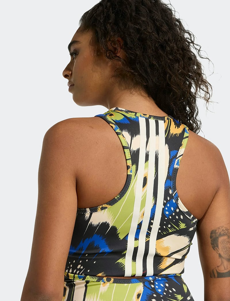 adidas Sportswear - FARM PRM DRESS - klänningar & kjolar - black/hirblu/lusred - 3