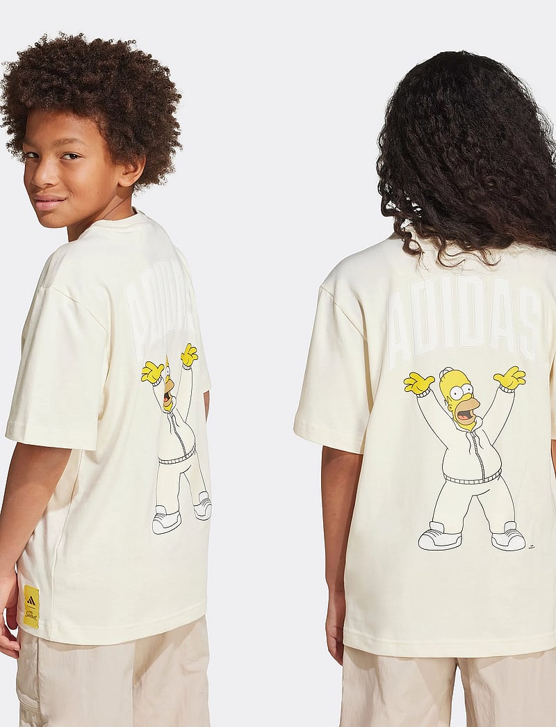 adidas Sportswear - J SIM GFX T - t-krekli ar īsām piedurknēm - crewht - 4