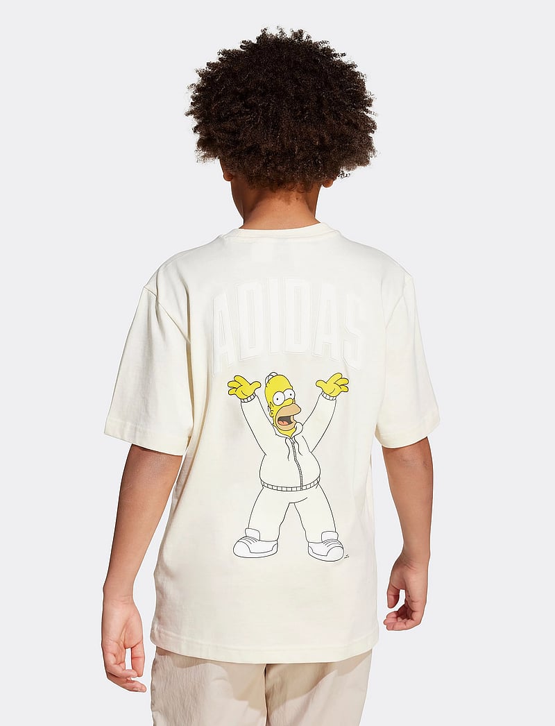 adidas Sportswear - J SIM GFX T - t-krekli ar īsām piedurknēm - crewht - 5