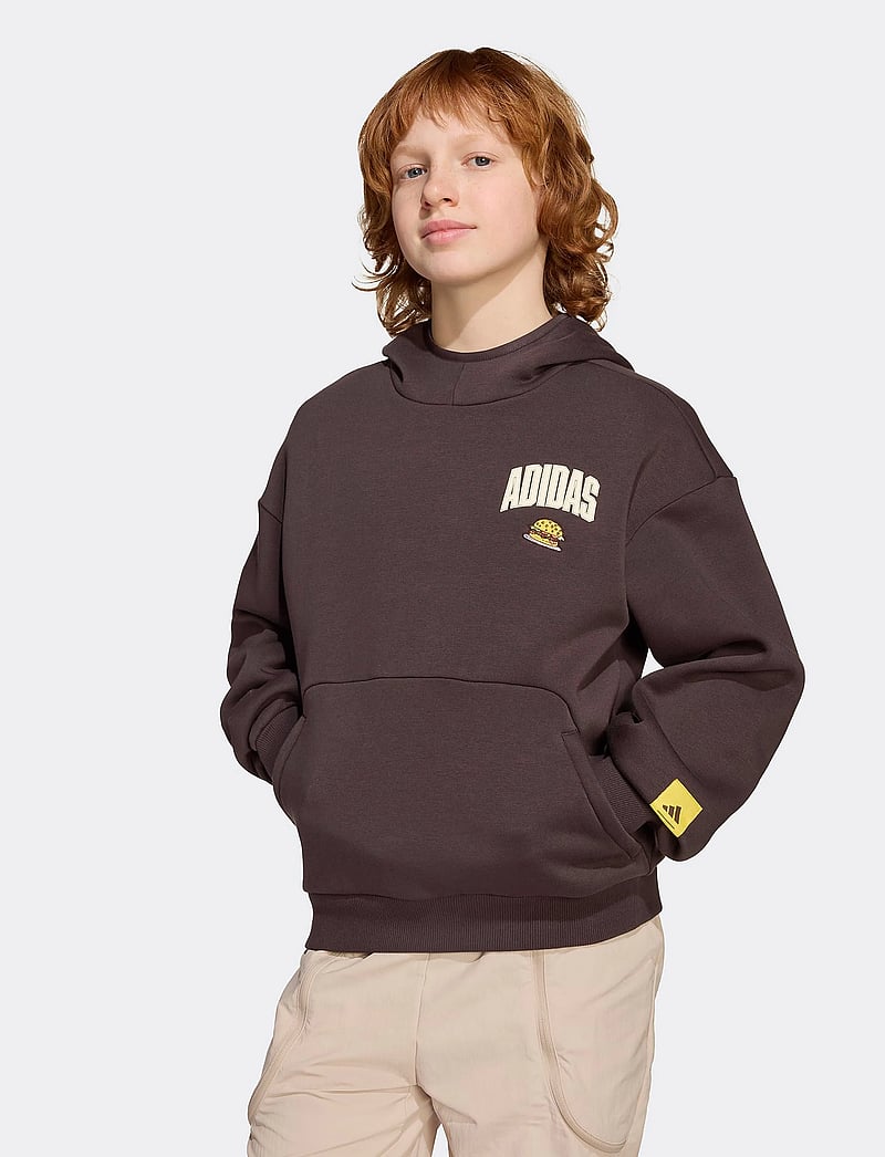 adidas Sportswear - J SIM HD - džemperi ar kapuci - nbrown - 3