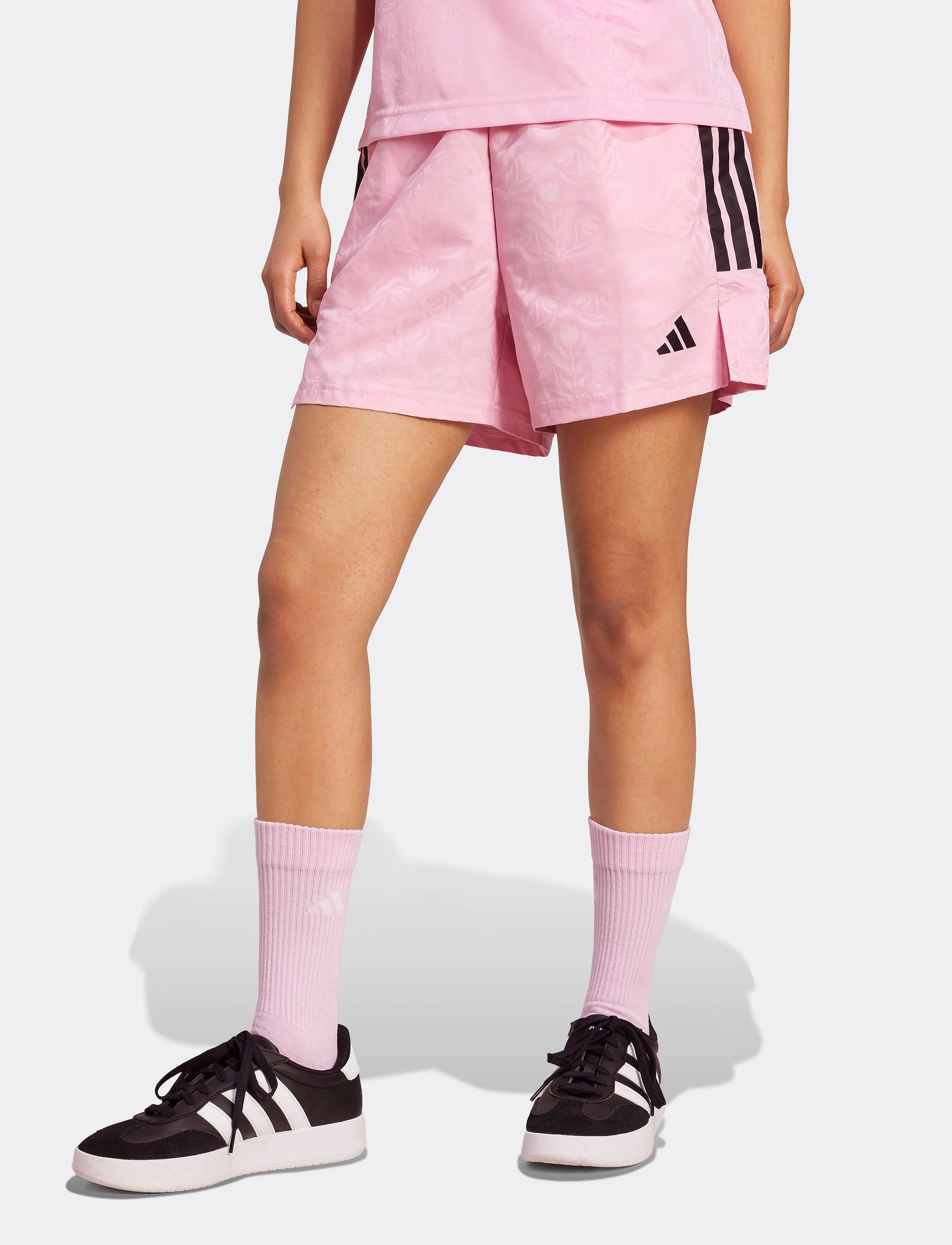 adidas Sportswear - W TIRO Q3 SH - shorts - trupnk/black - 4