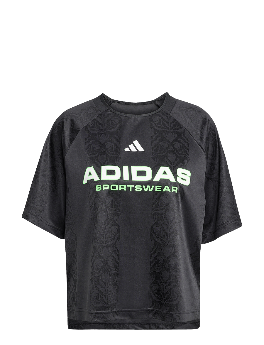 adidas Sportswear - W TIRO Q3 TEE - t-shirts - black/white - 1