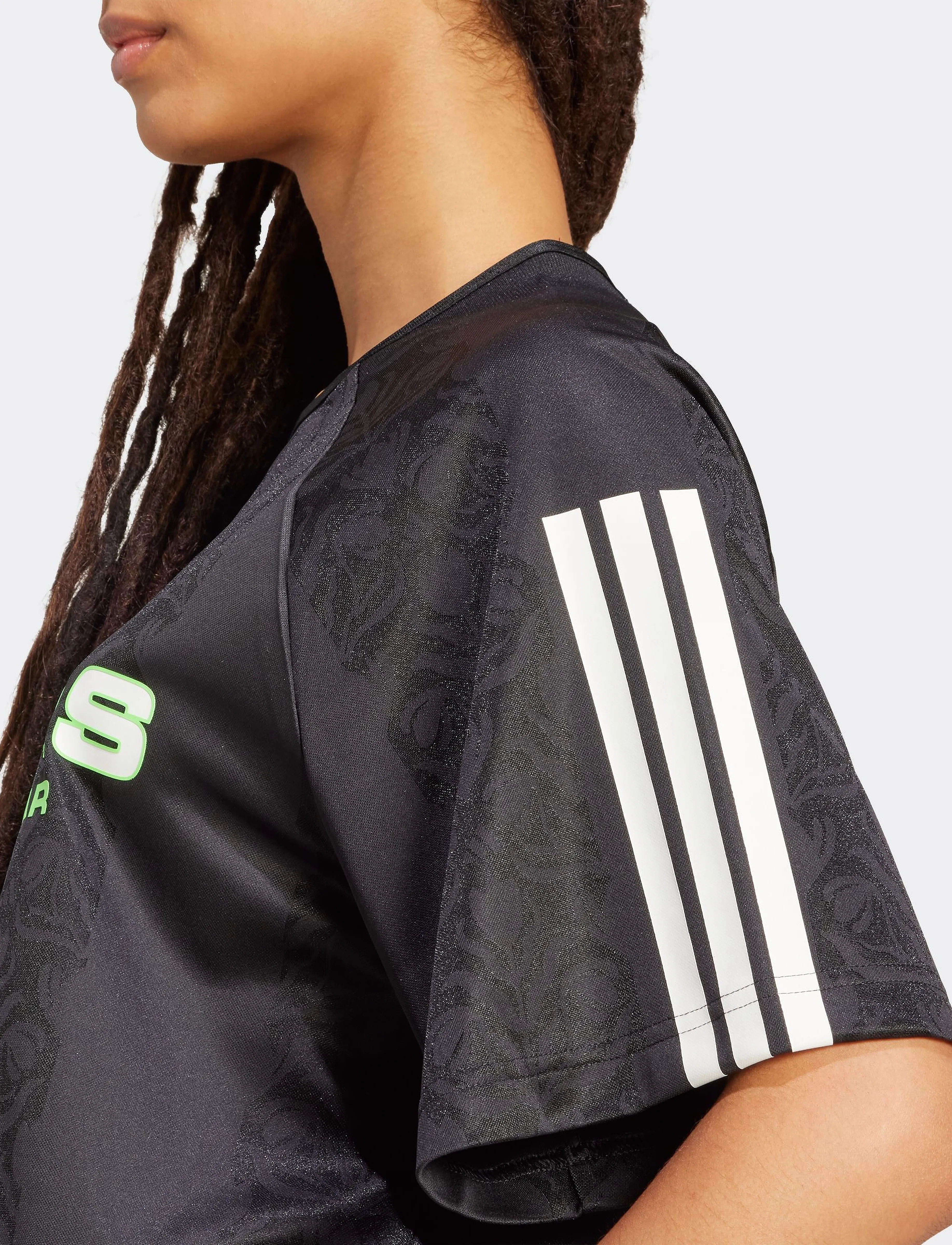 adidas Sportswear - W TIRO Q3 TEE - t-shirts - black/white - 2