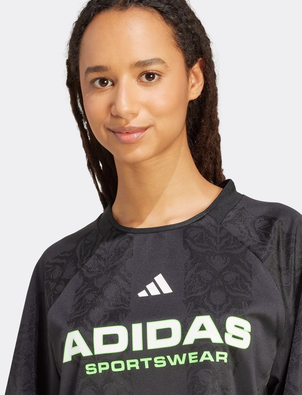 adidas Sportswear - W TIRO Q3 TEE - t-shirts - black/white - 4