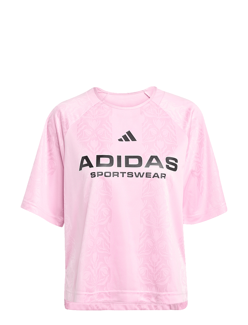 adidas Sportswear - W TIRO Q3 TEE - t-shirts - trupnk/black - 1