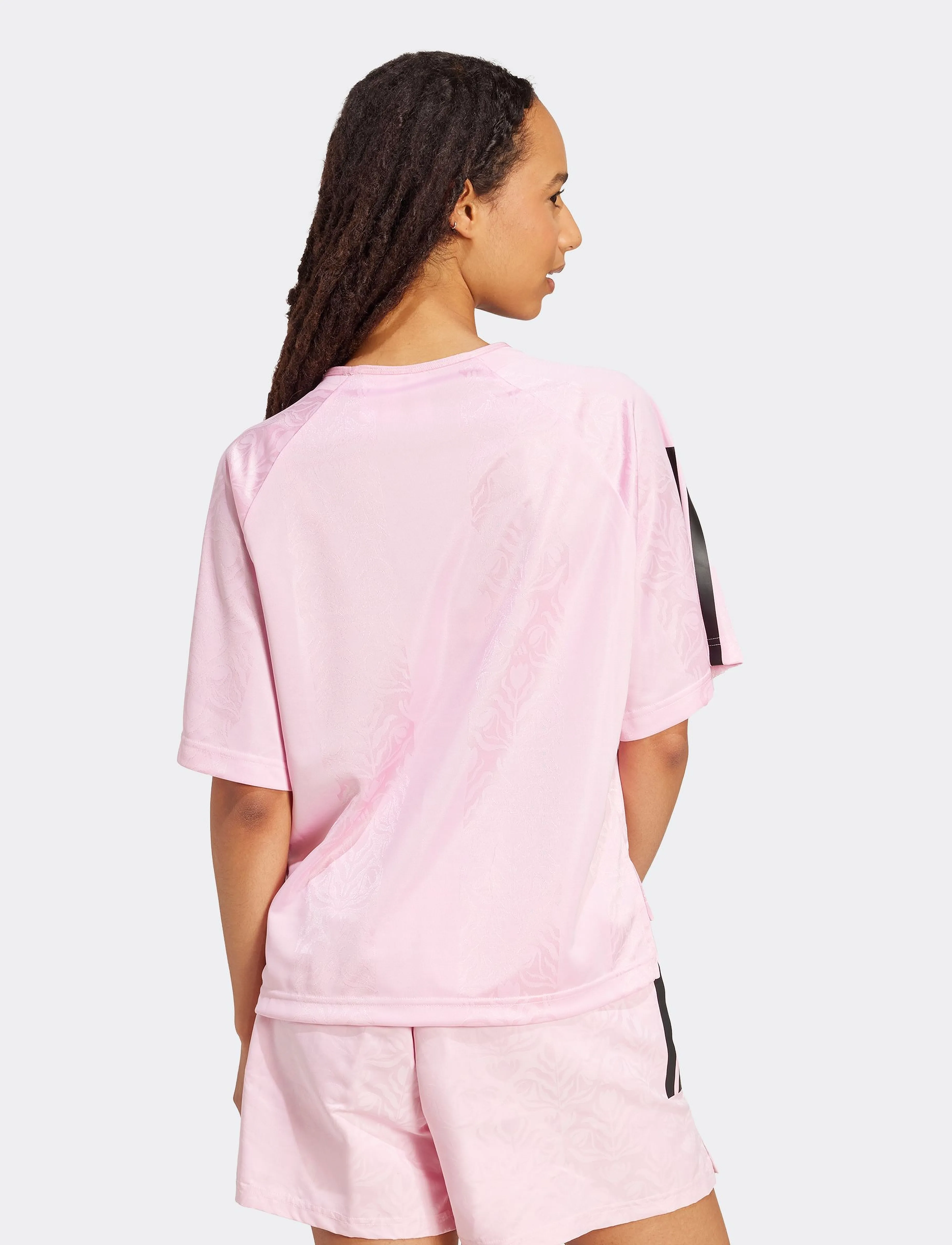 adidas Sportswear - W TIRO Q3 TEE - t-shirts - trupnk/black - 3