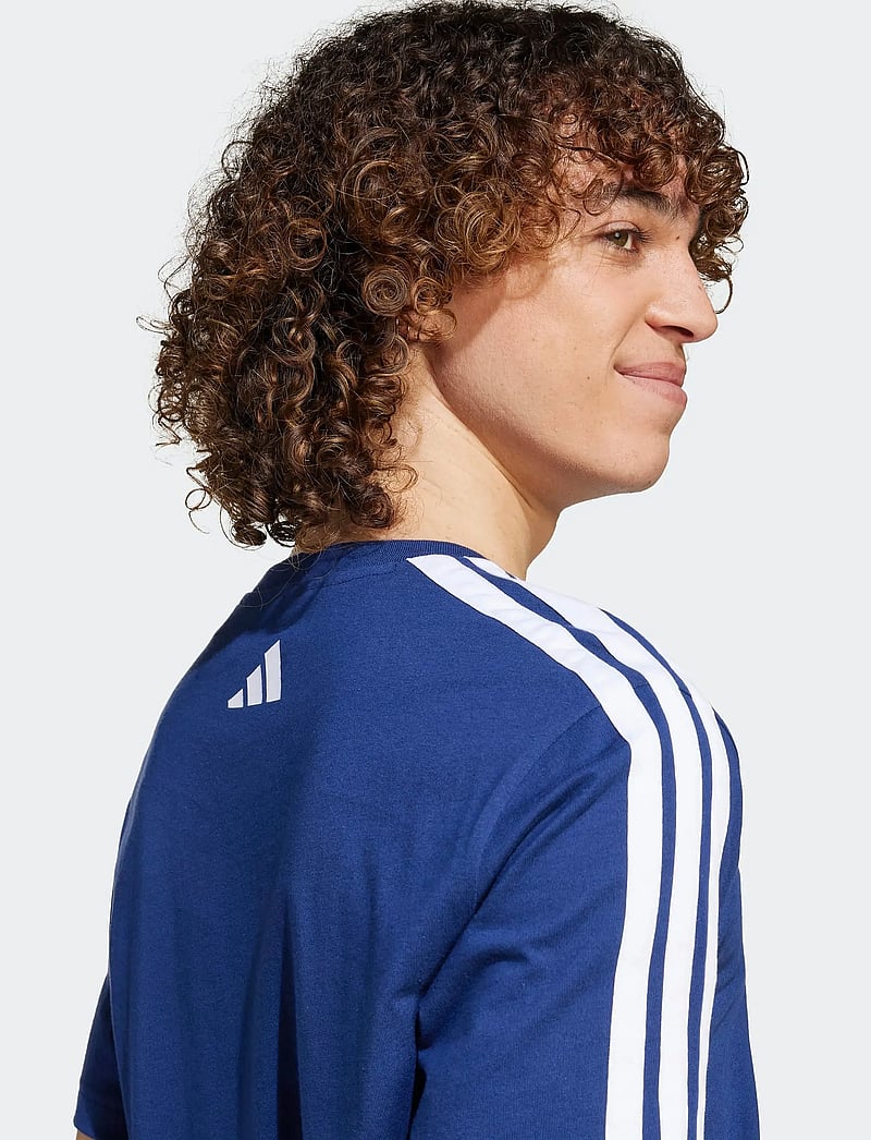 adidas Sportswear - M C COLLEG TEE - t-shirts - dkblue - 4