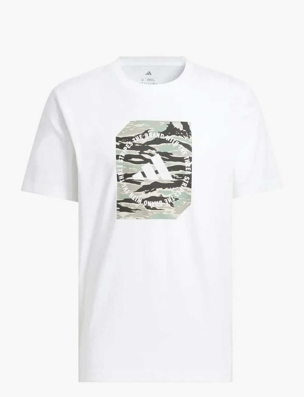 adidas Sportswear - M C CAMO BOX T - t-shirts - white/wonalu - 1