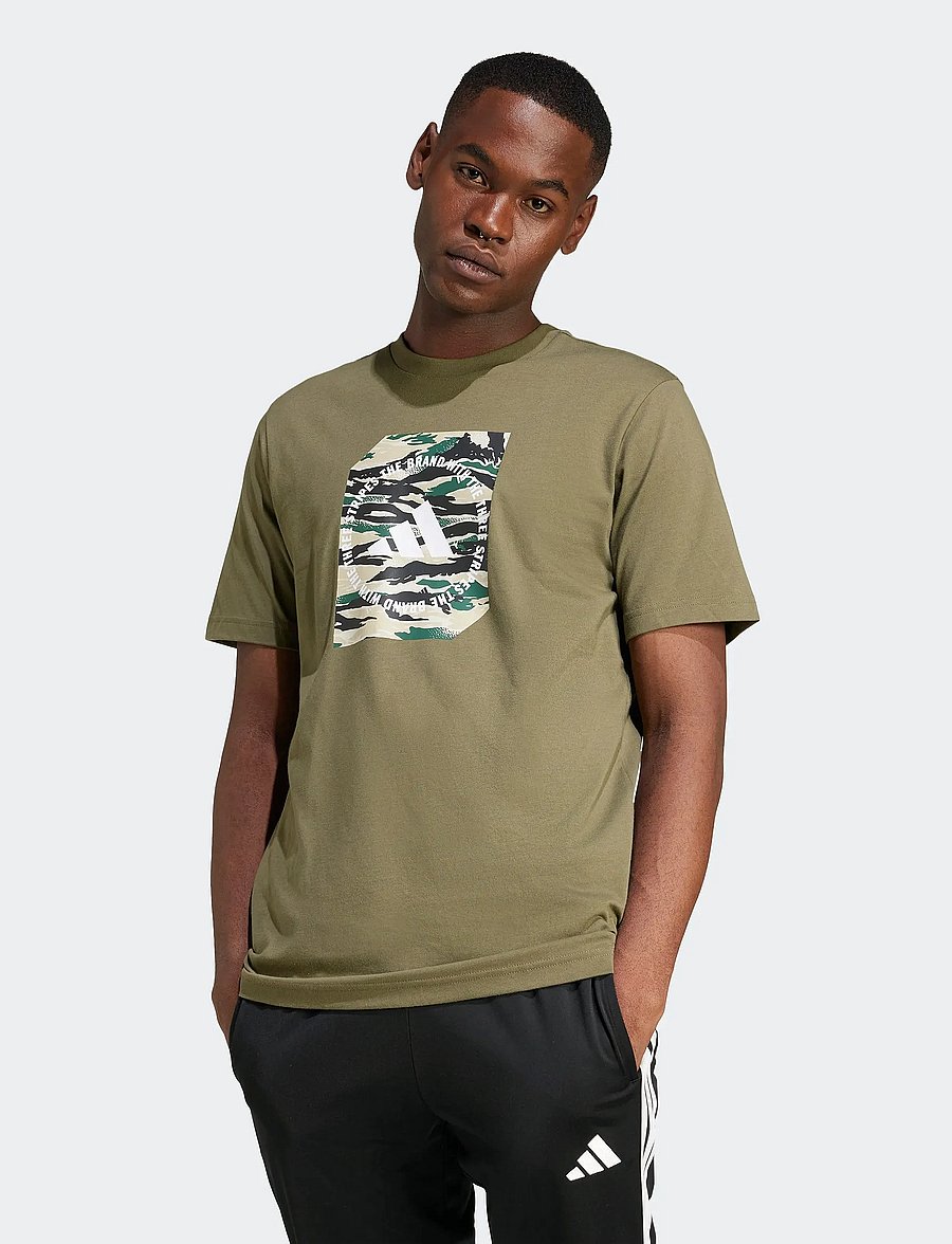 adidas Sportswear - M C CAMO BOX T - t-särgid - olistr - 0