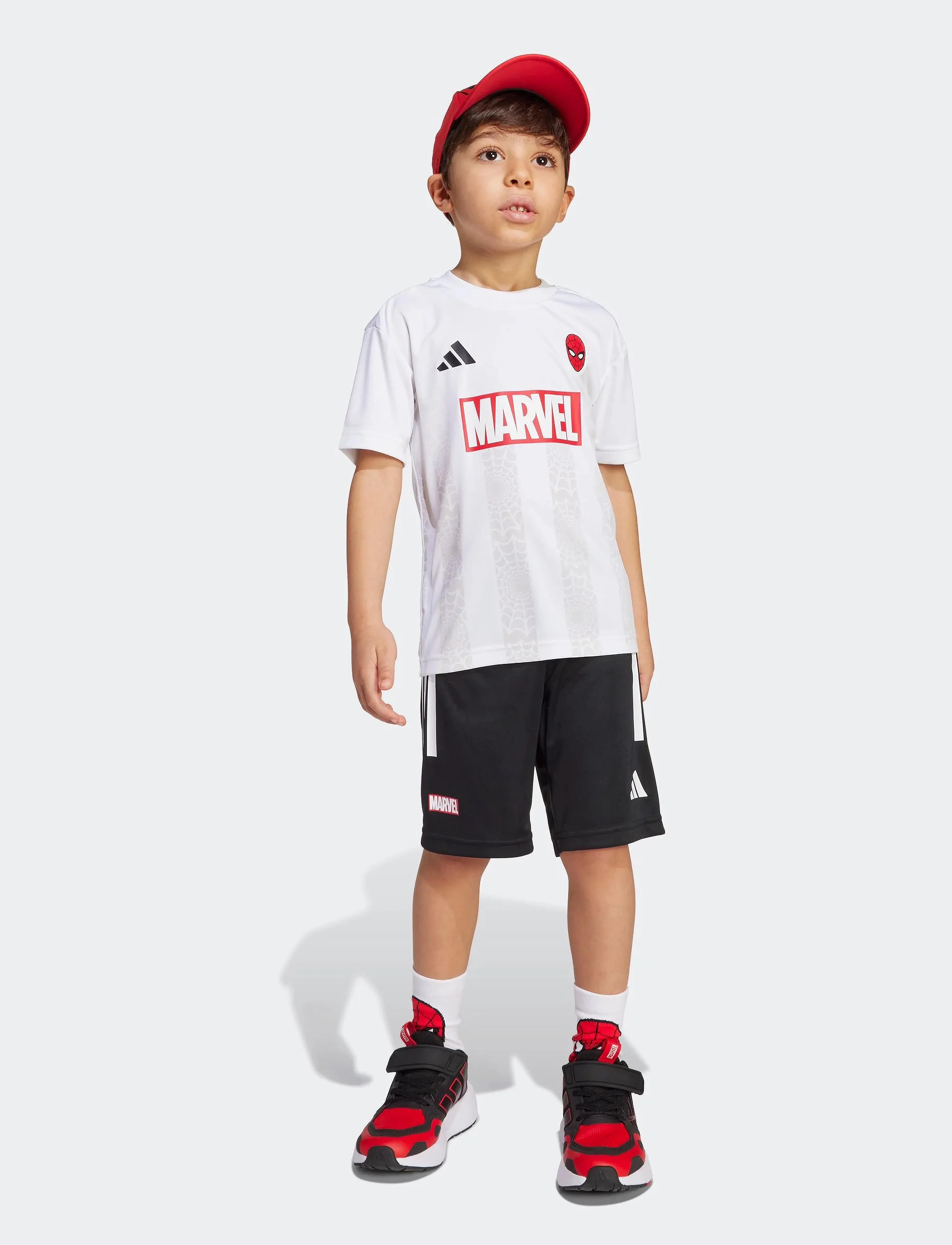 adidas Sportswear LK MRVL SM TSET - Set - WHITE/BLACK / white