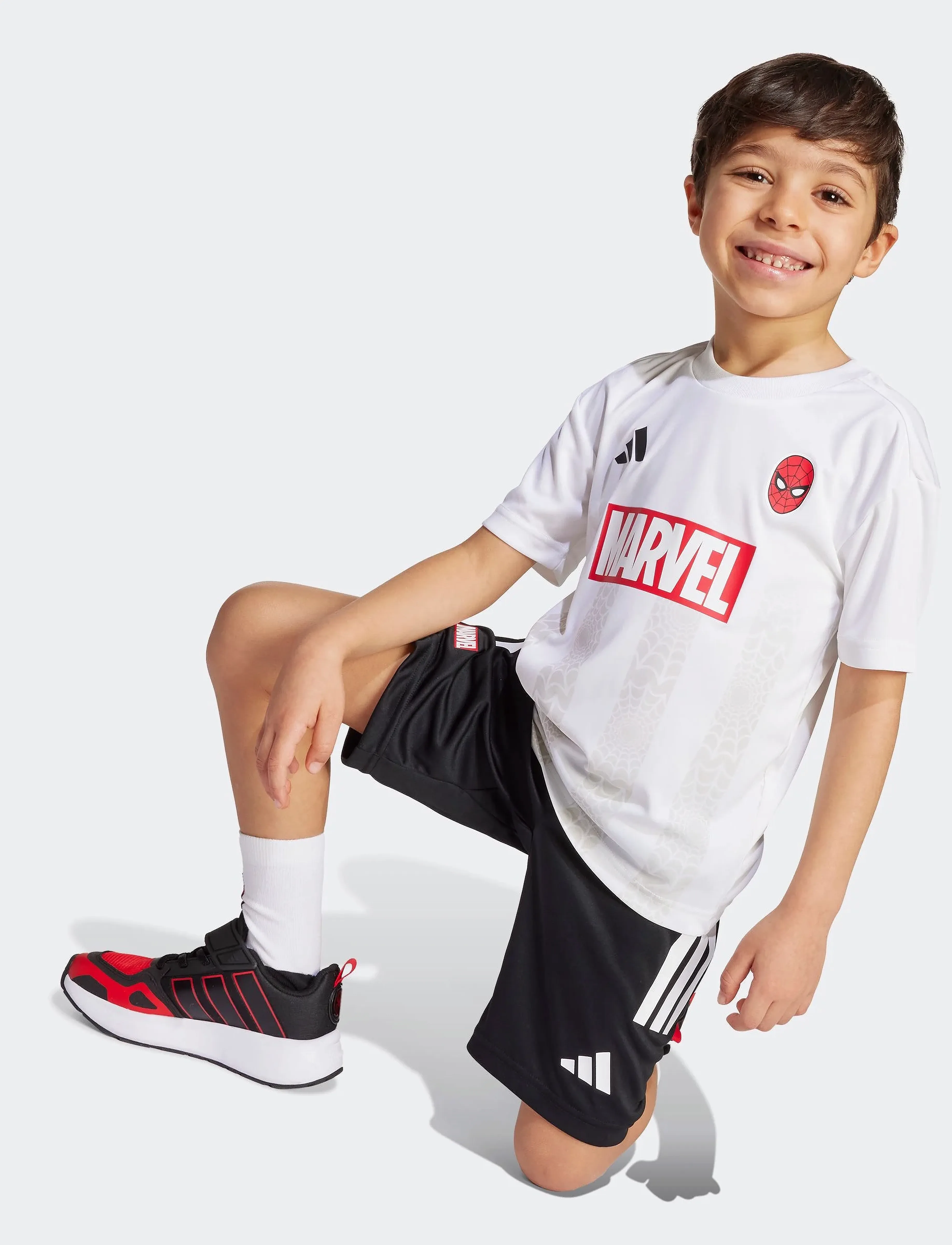 adidas Sportswear - LK MRVL SM TSET - matchende sæt - white/black - 4