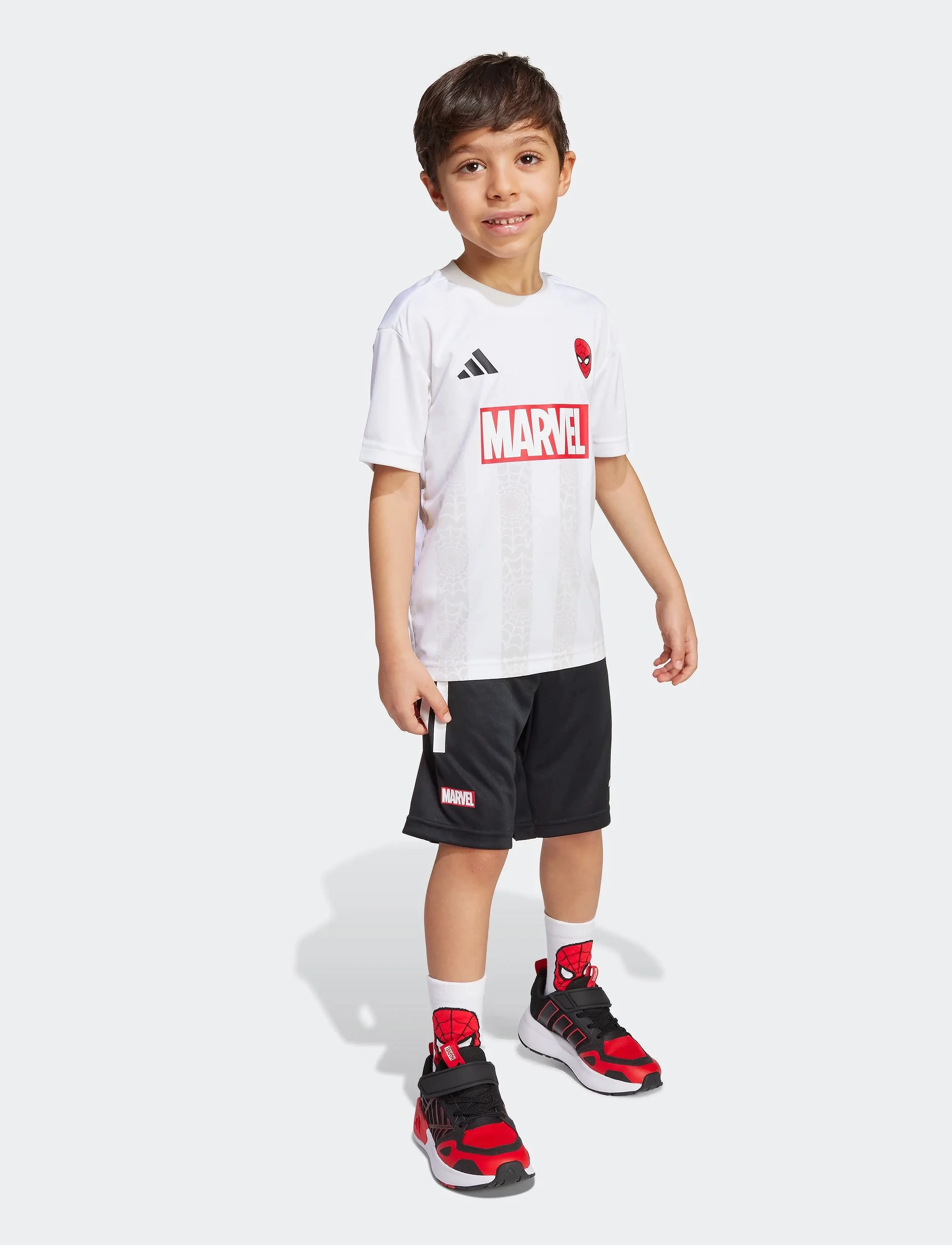 adidas Sportswear - LK MRVL SM TSET - matchende sæt - white/black - 5