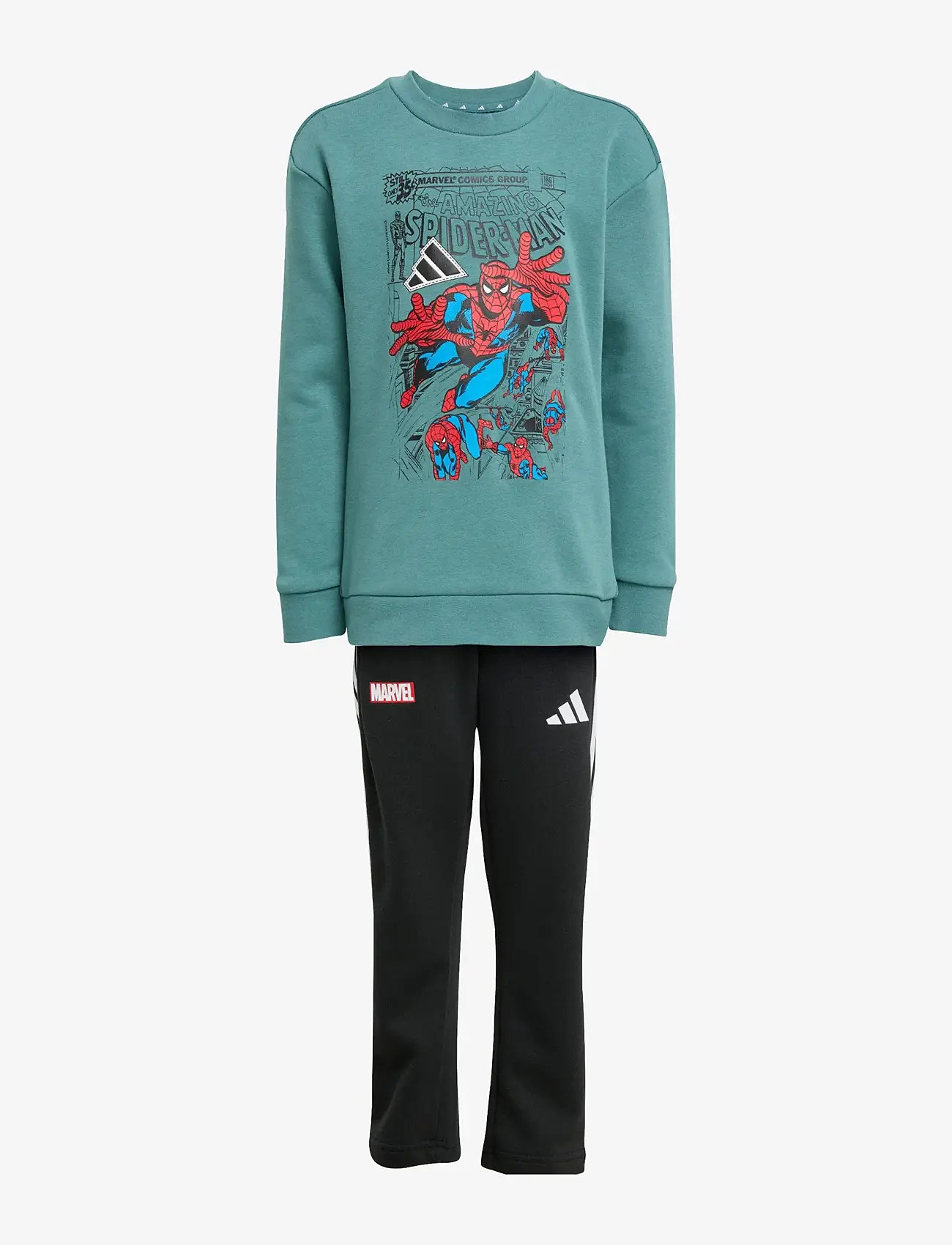 adidas Sportswear - LK MRVL SM JOG - 2-delat set - pretea/white - 1