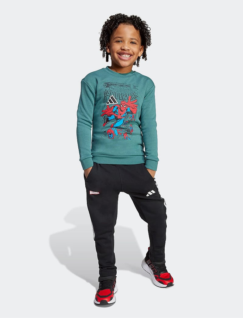 adidas Sportswear - LK MRVL SM JOG - divdaļīgi komplekti - pretea/white - 5