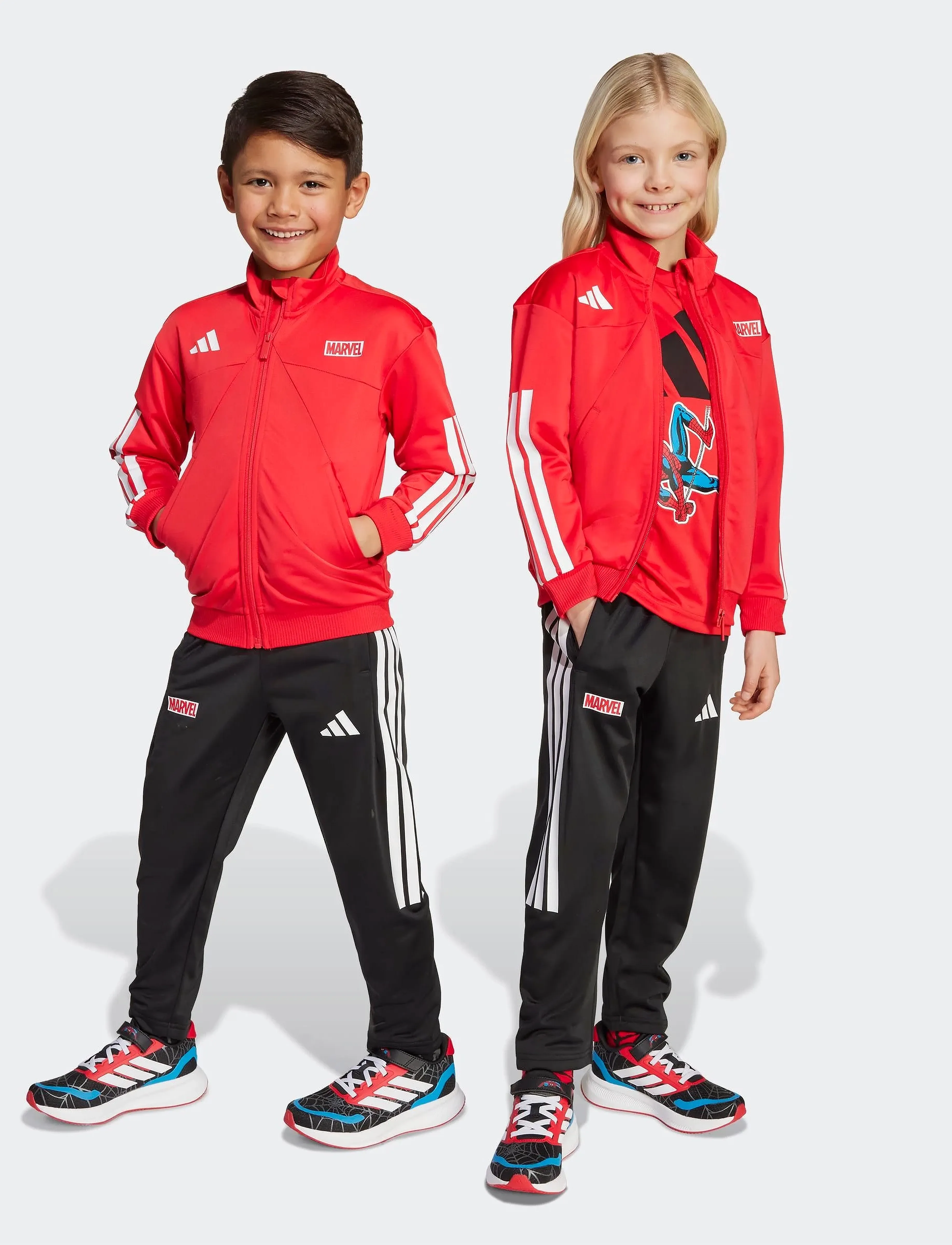 adidas Sportswear - LK MRVL SM TS - tracksuits & 2-piece sets - purrub/white - 5