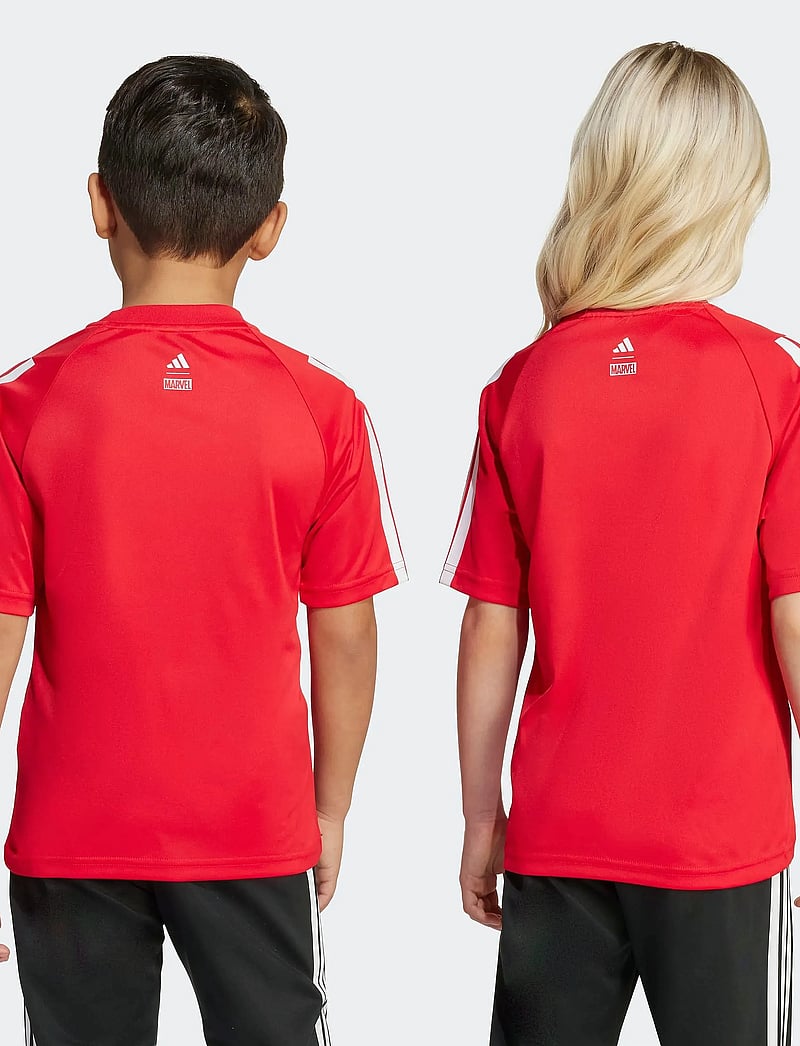 adidas Sportswear - LK MRVL SM T - t-krekli ar īsām piedurknēm - purrub/white - 2