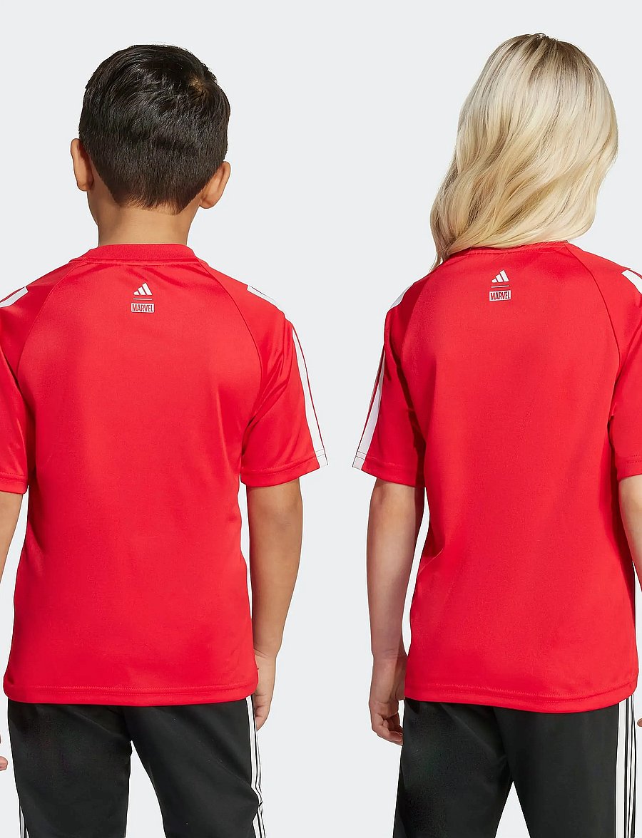 adidas Sportswear - LK MRVL SM T - kurzärmelig - purrub/white - 2