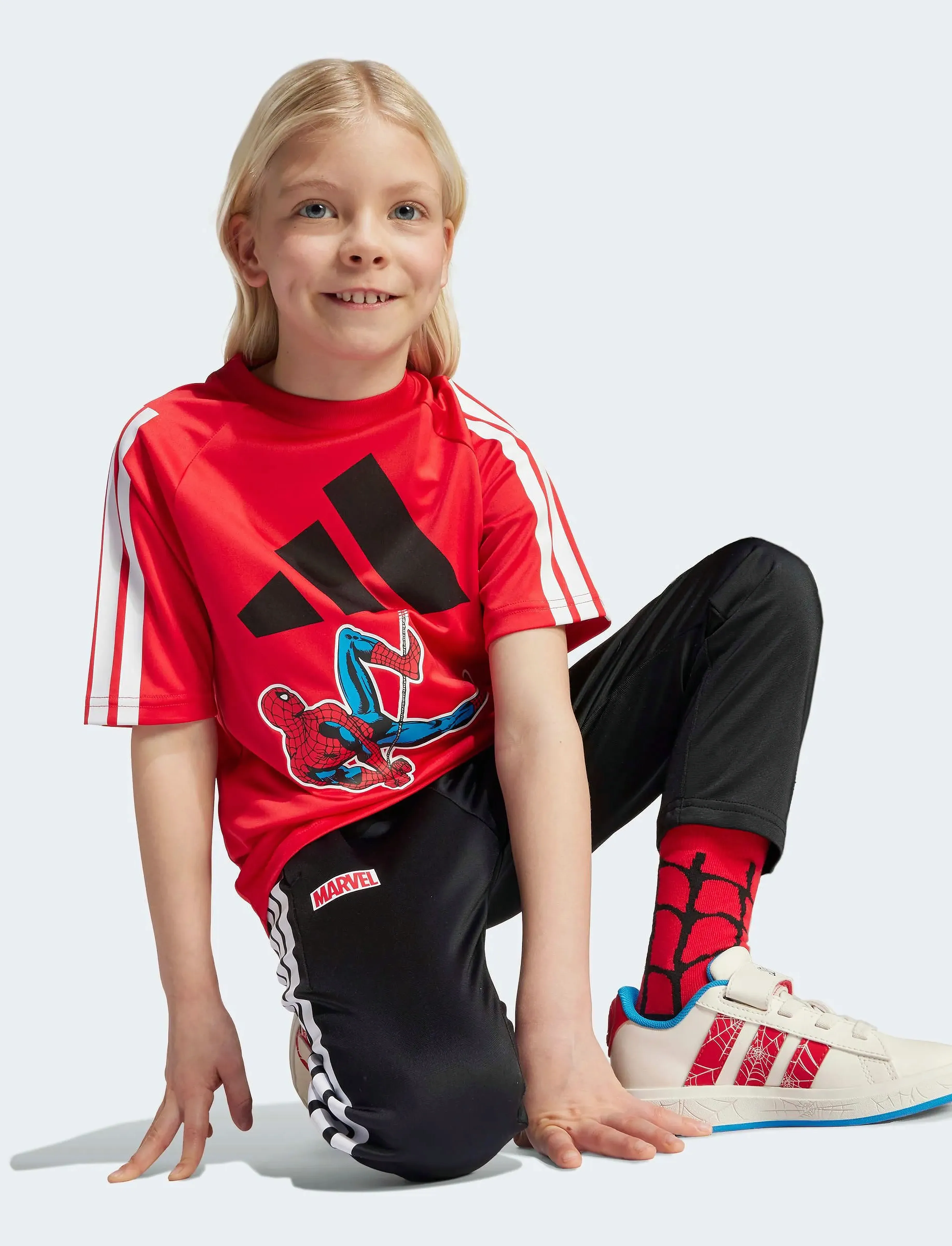 adidas Sportswear - LK MRVL SM T - kortermede t-skjorter - purrub/white - 3
