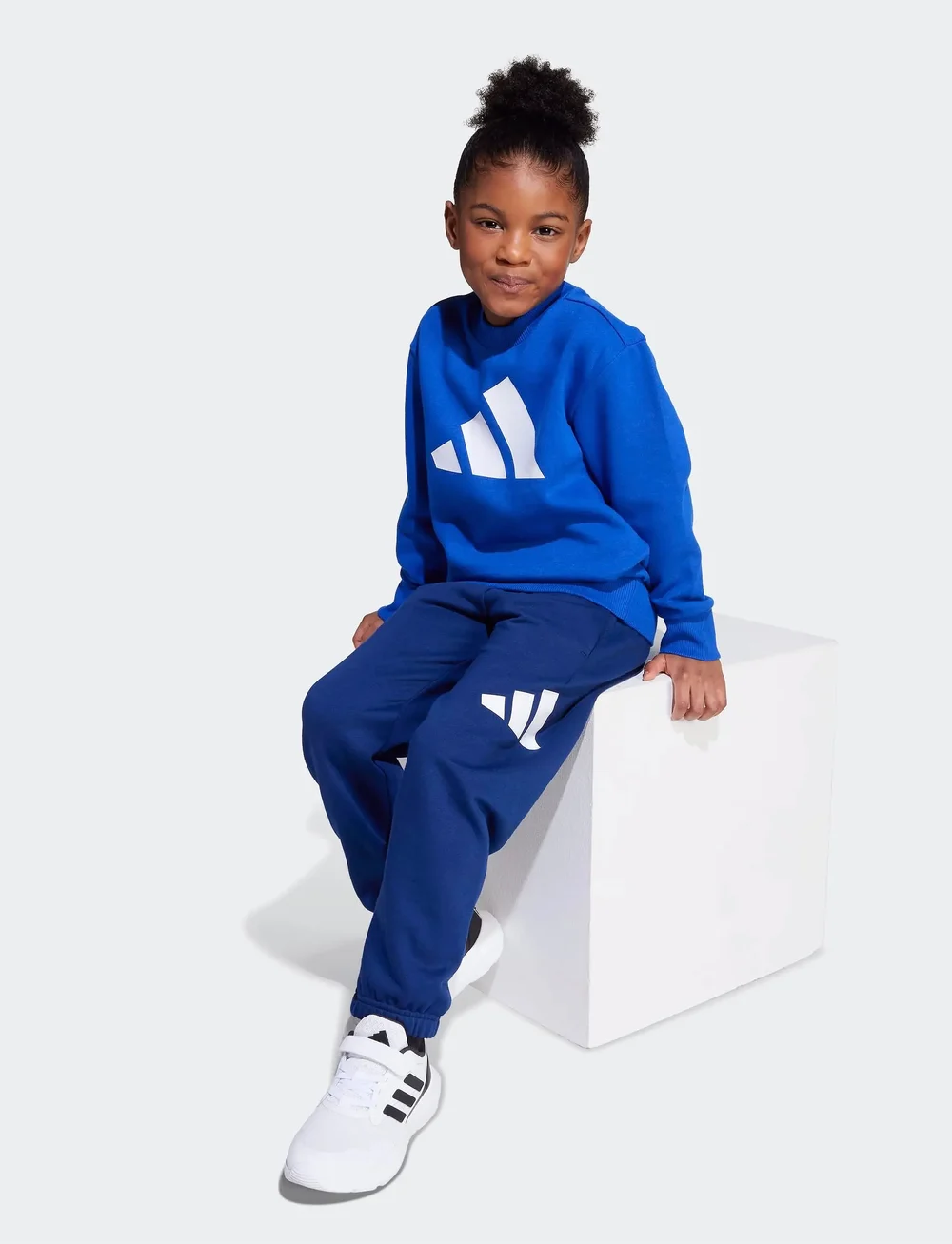 adidas Sportswear - LK BL FL JOG - treeningriided ja 2-osalised komplektid - royblu/white - 0