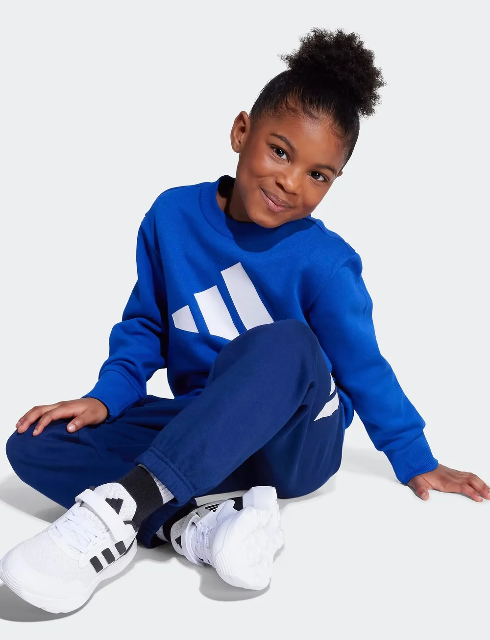 adidas Sportswear - LK BL FL JOG - treeningriided ja 2-osalised komplektid - royblu/white - 3