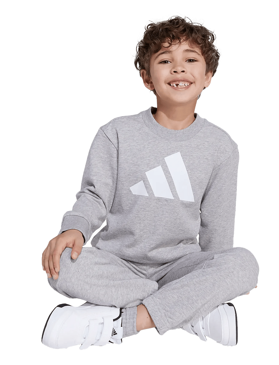 adidas Sportswear - LK BL FT JOG - joggingsæt & matchende sæt - mgreyh/white - 0