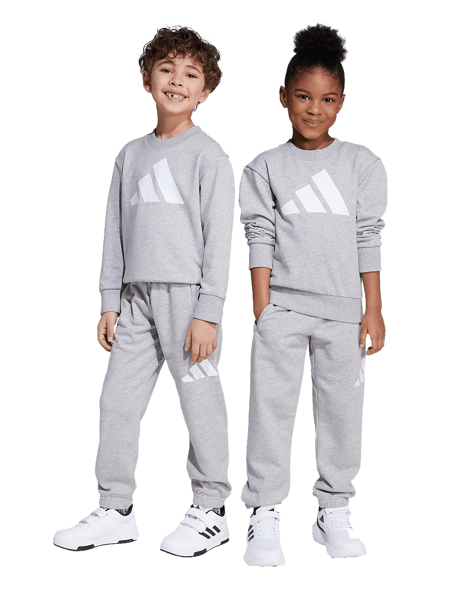 adidas Sportswear - LK BL FT JOG - joggingsæt & matchende sæt - mgreyh/white - 4