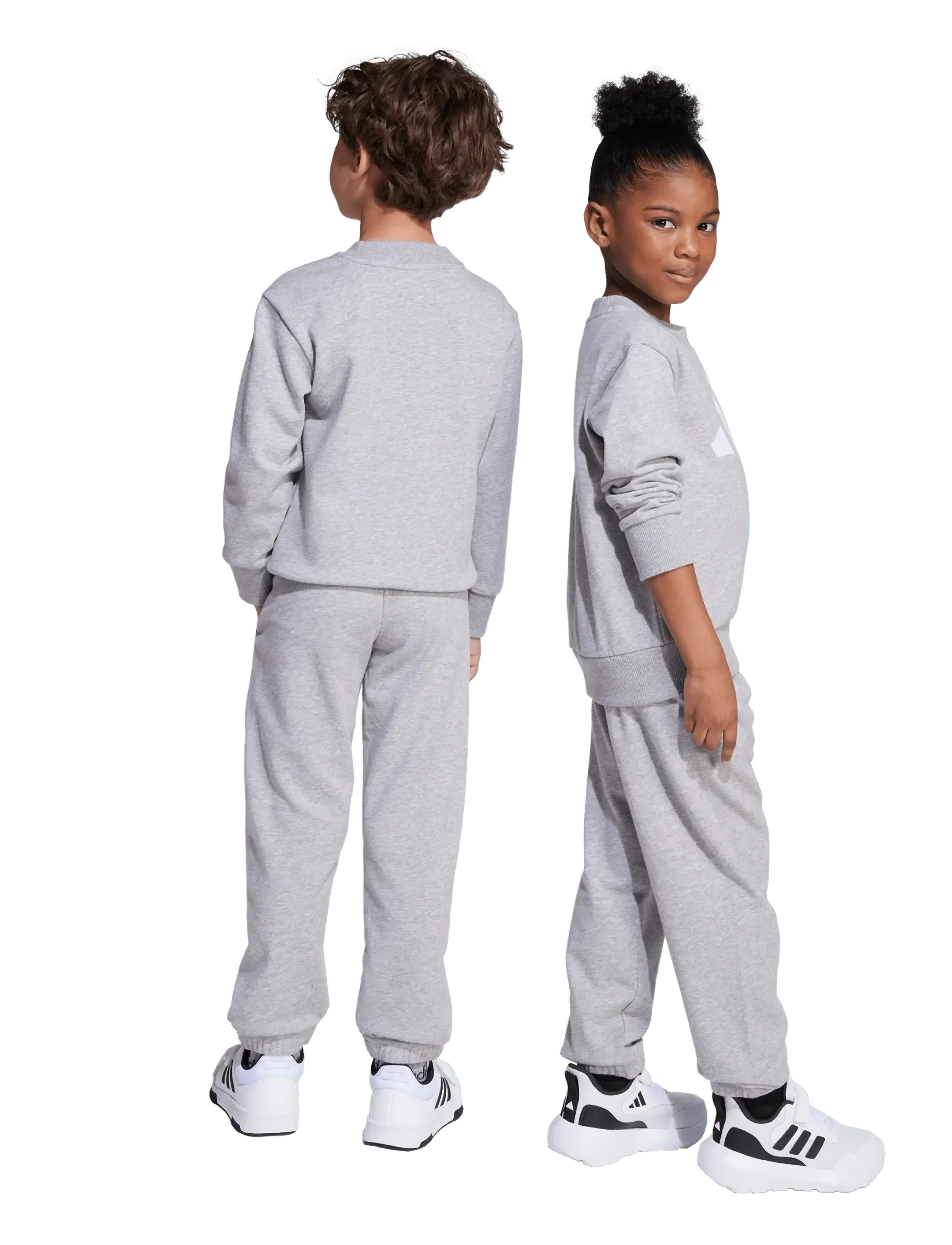 adidas Sportswear - LK BL FT JOG - treeningriided ja 2-osalised komplektid - mgreyh/white - 5