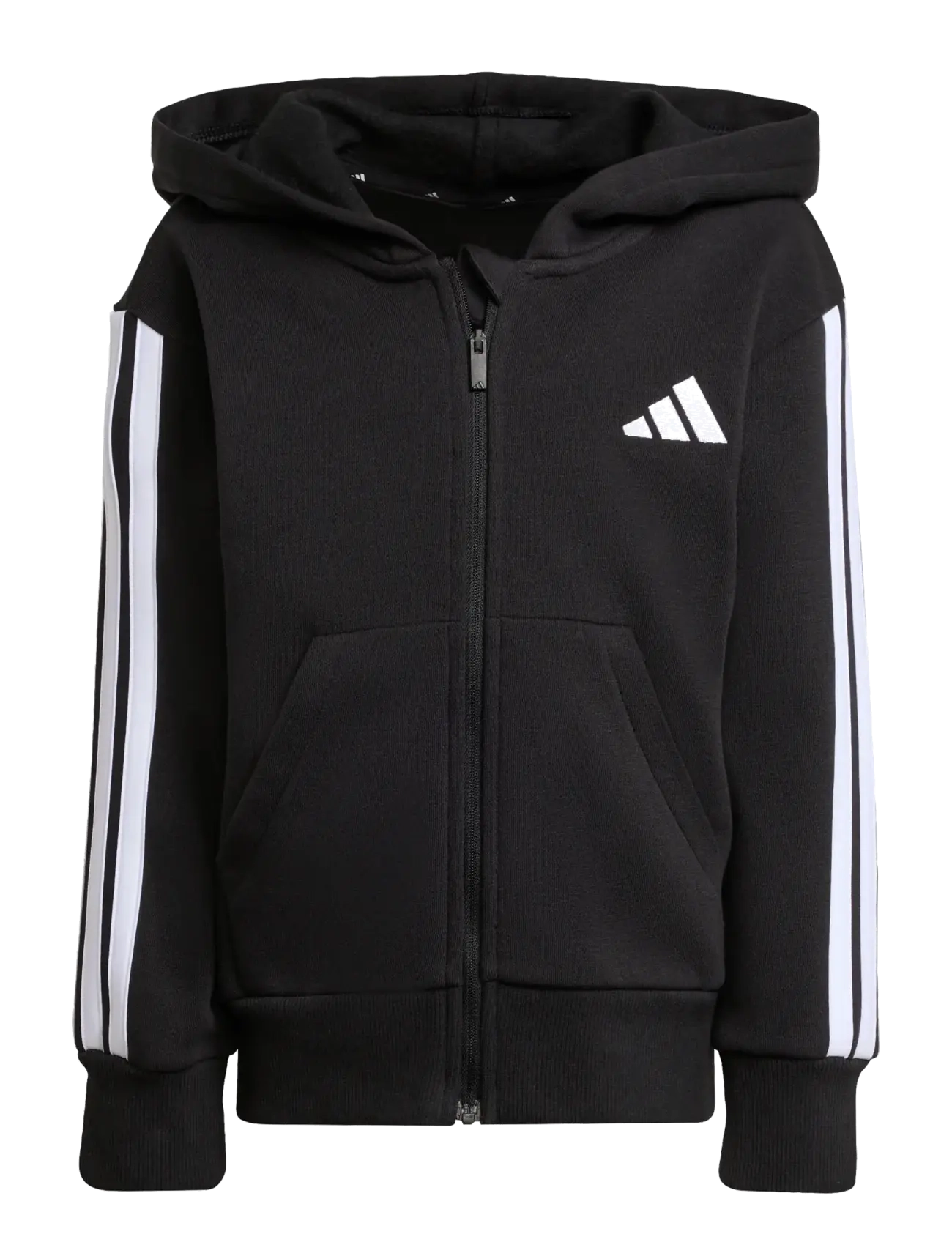 adidas Sportswear LK 3S FL FZ HD - Riided - BLACK/WHITE / black