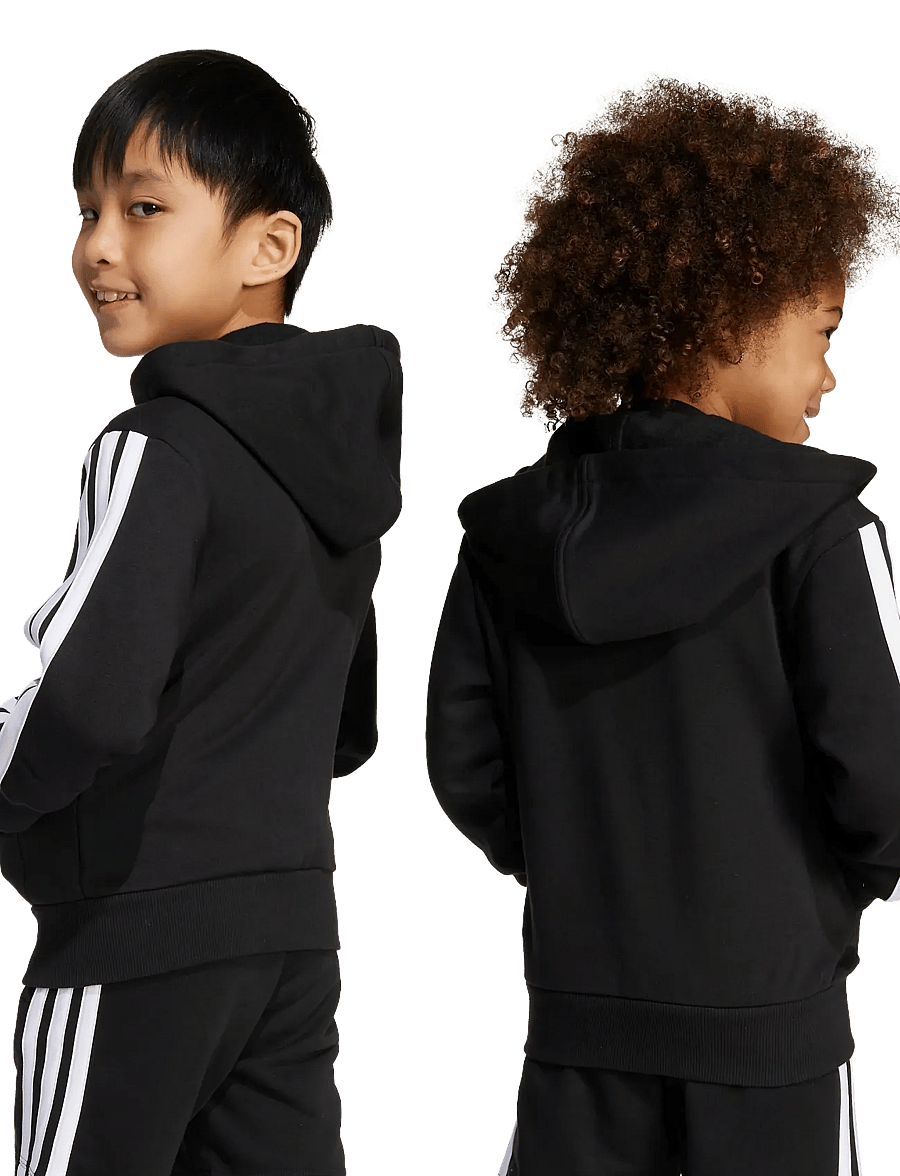 adidas Sportswear - LK 3S FL FZ HD - hættetrøjer - black/white - 3