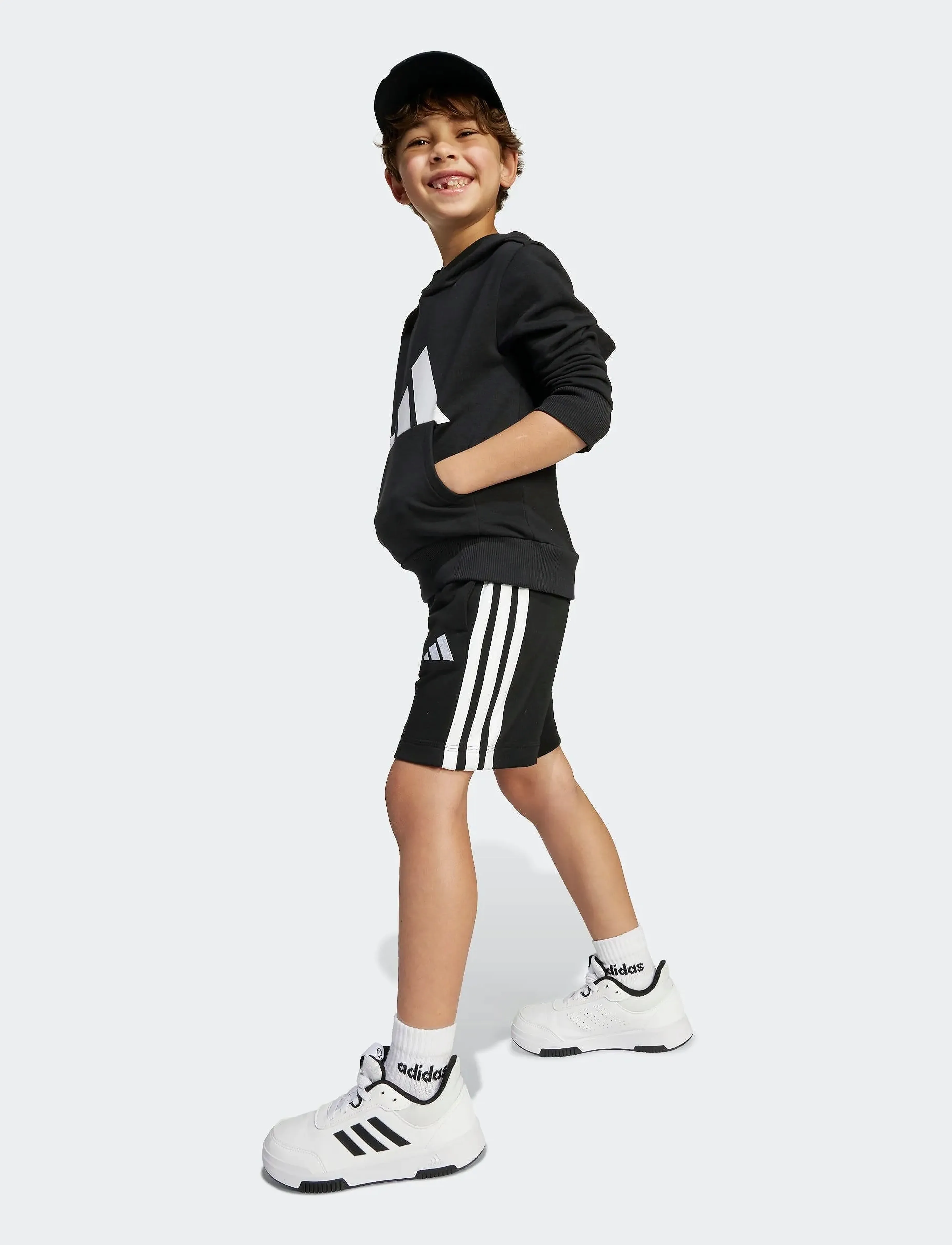 adidas Sportswear Lk 3S Ft Sh 220, 122, Sport, Schwarz - Shorts, Kinder