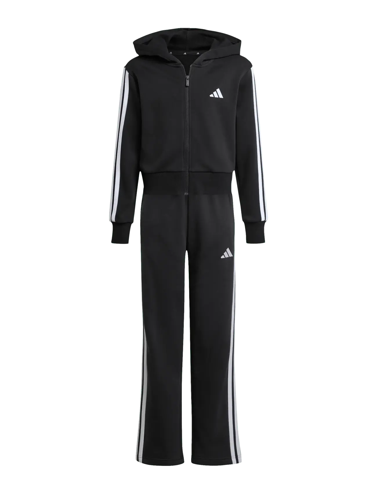 adidas Sportswear JG 3S FL TS 240 - Riided - BLACK/WHITE / black