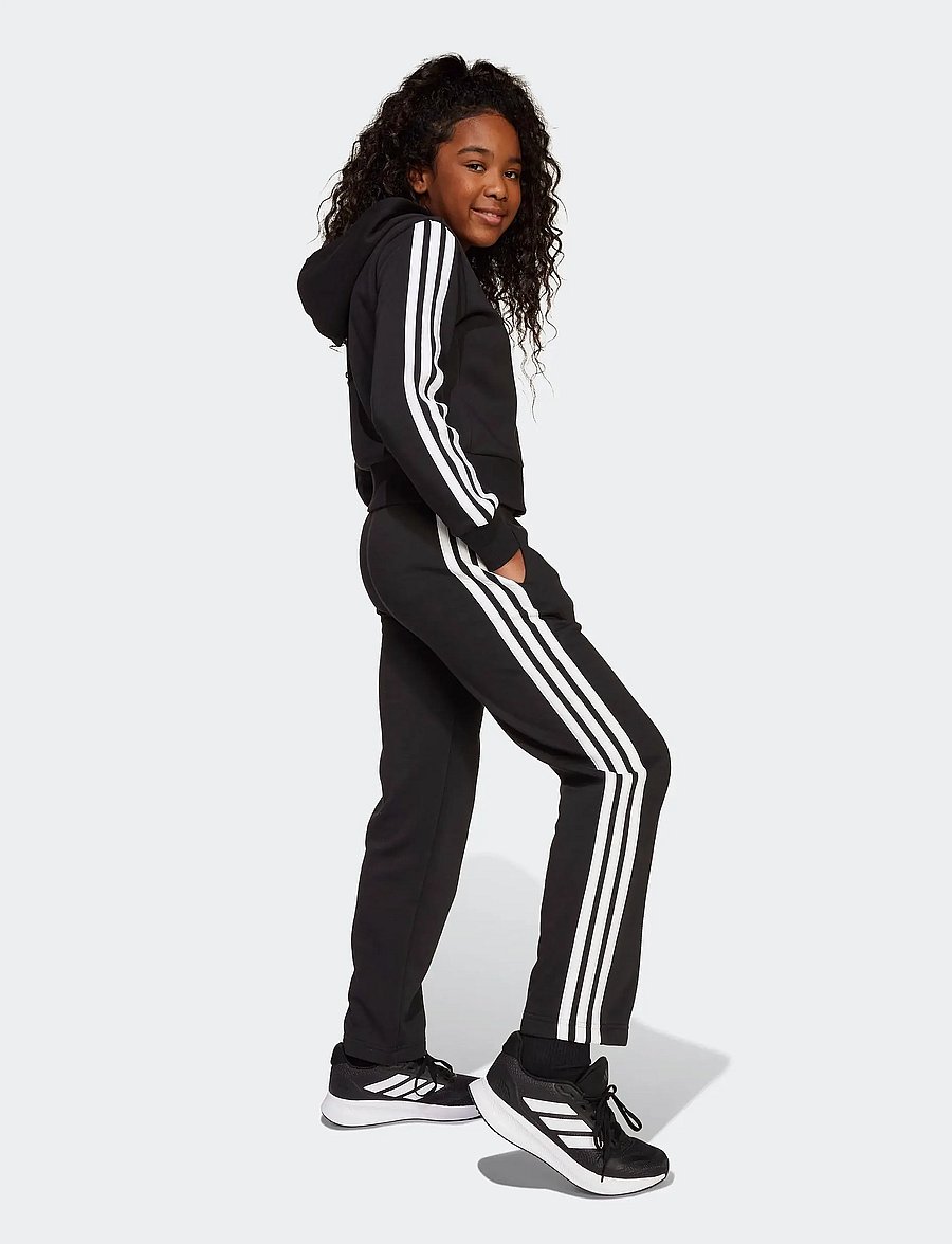 adidas Sportswear - JG 3S FL TS 240 - trainingsanzug - black/white - 4